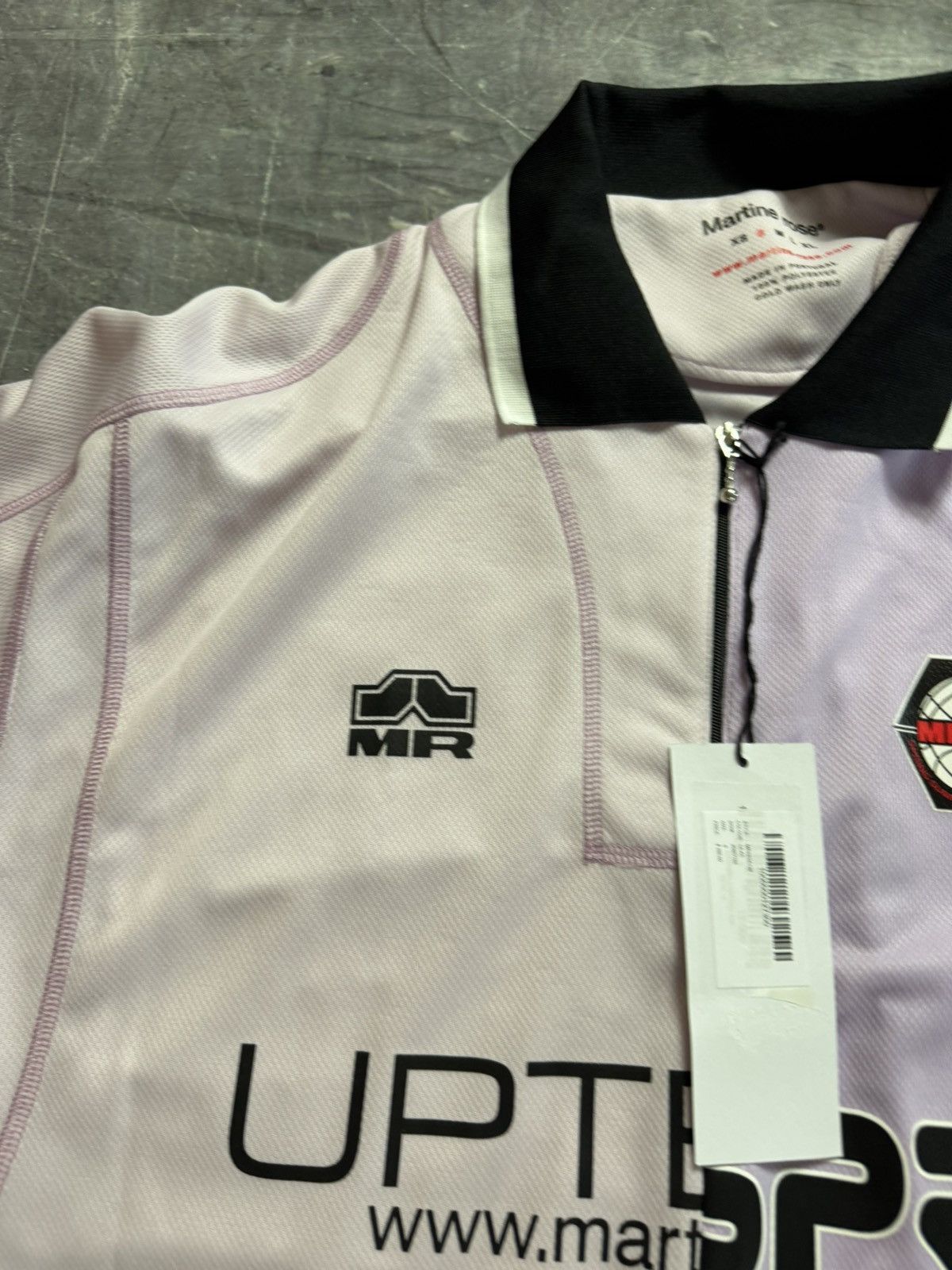 Martine Rose Martine Rose Half and Half Football Top in Pink Size US S / EU 44-46 / 1 - 5 Thumbnail