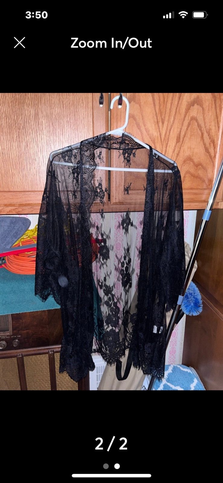Other Black silk nightie Size ONE SIZE - 2 Thumbnail