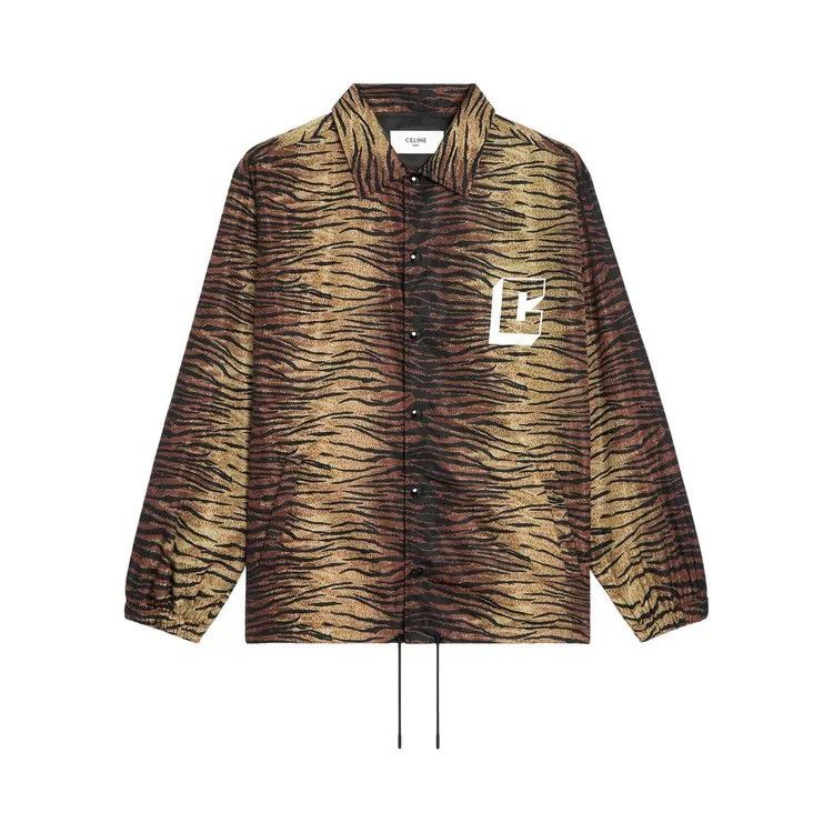 Celine $1.9k Celine tiger animal logo print coach jacket S M L Hedi Size US M / EU 48-50 / 2 - 10 Thumbnail