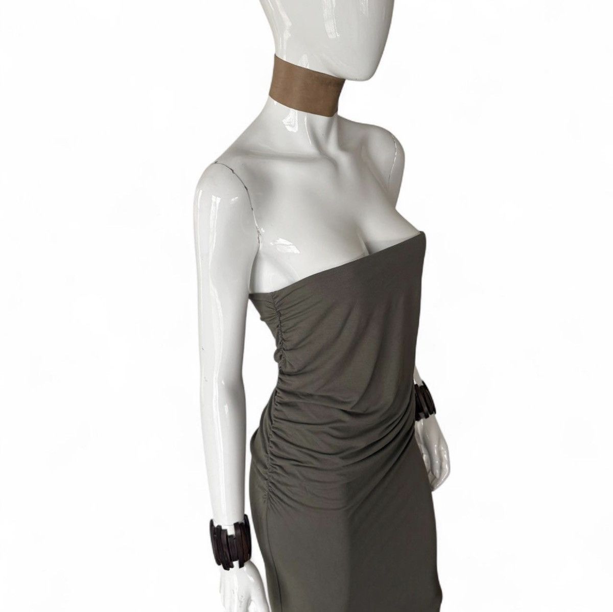 Entire Studios Entire Studios Subversive Basics Strapless Ruched Dress Size S / US 4 / IT 40 - 4 Thumbnail