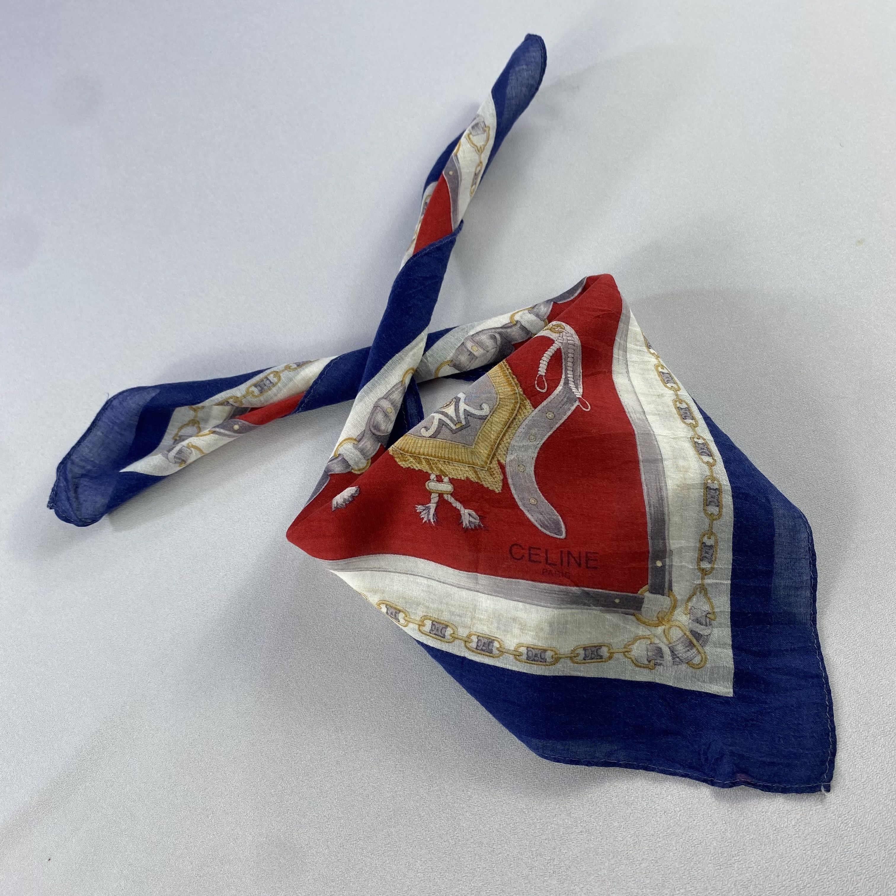 Celine × Vintage Celine Bandana/ Handkerchief / Neckerchief Size ONE SIZE - 2 Thumbnail