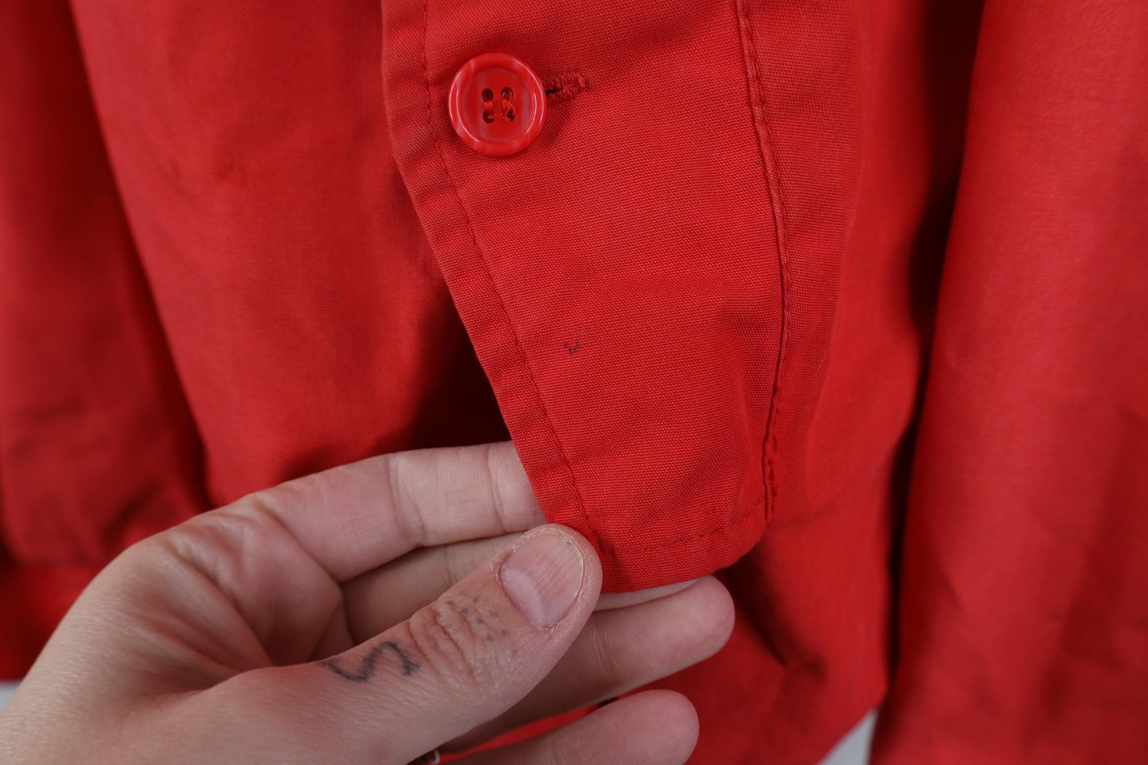 Vintage Vintage 70s 80s Fire Department Cafe Racer Bomber Jacket Red Size US L / EU 52-54 / 3 - 5 Thumbnail