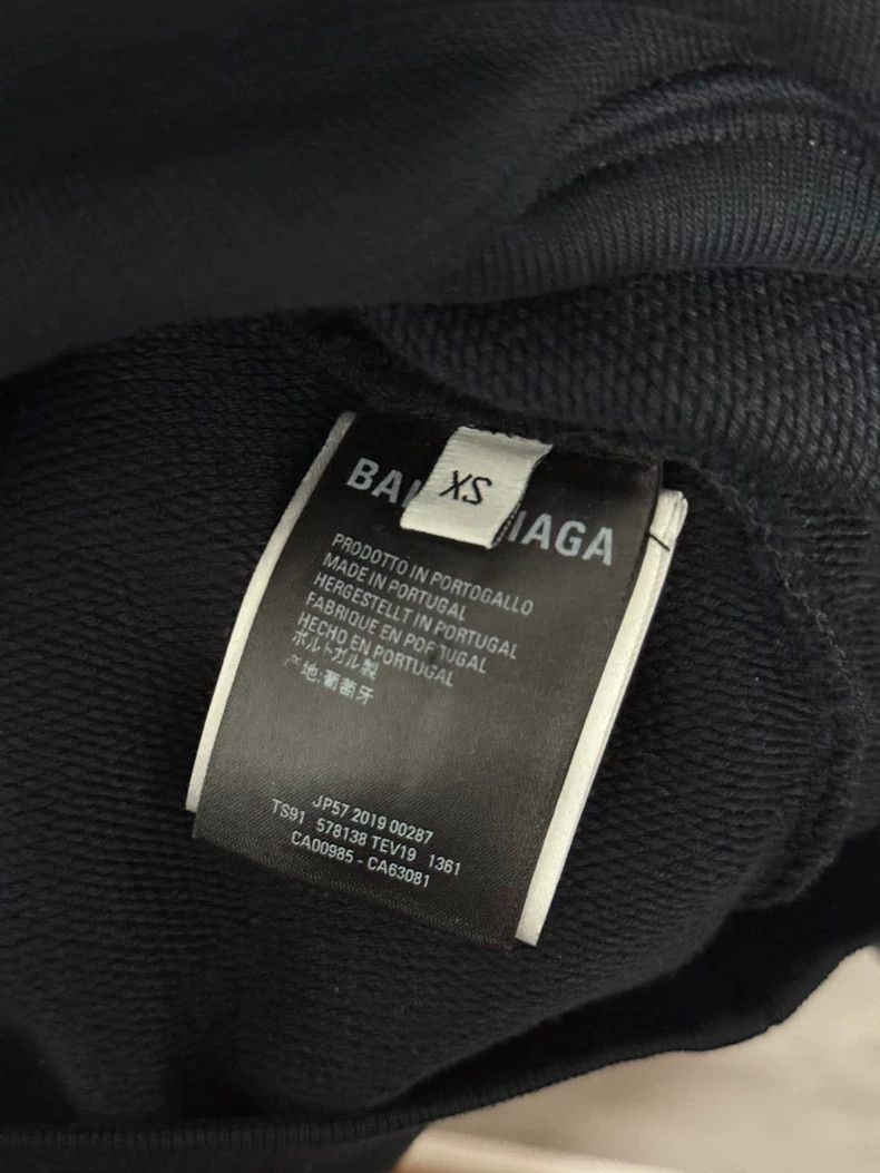 Balenciaga Balenciaga Black and Yellow Snap Button Letter Logo Hoodie Size US XS / EU 42 / 0 - 7 Thumbnail