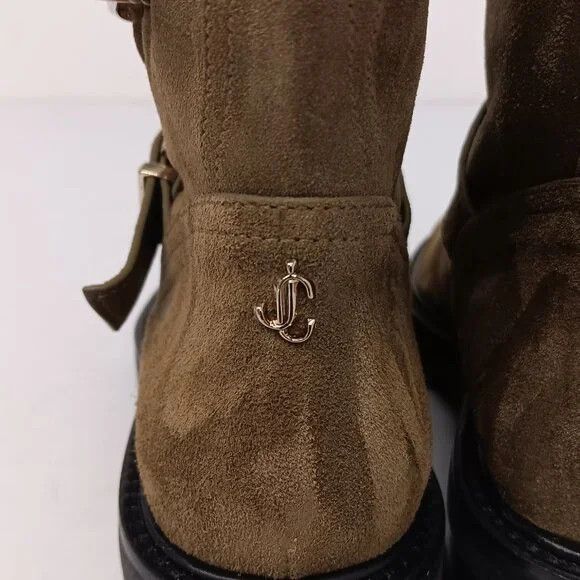 Jimmy Choo Jimmy Choo Youth II Caper Green Suede Ankle Boots - EU36/US6 Size US 6 / IT 36 - 14 Thumbnail