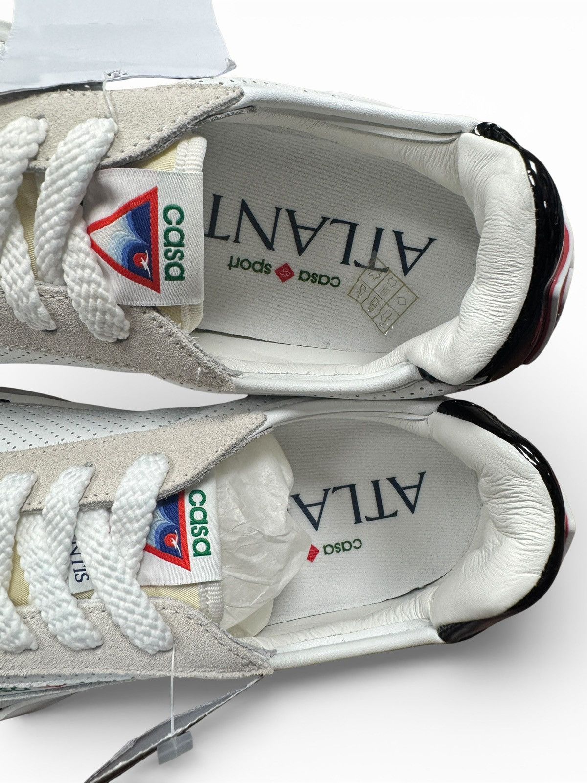 Casablanca Casablanca White Black Atlantis Sneaker Size US 11.5 / EU 44-45 - 8 Thumbnail