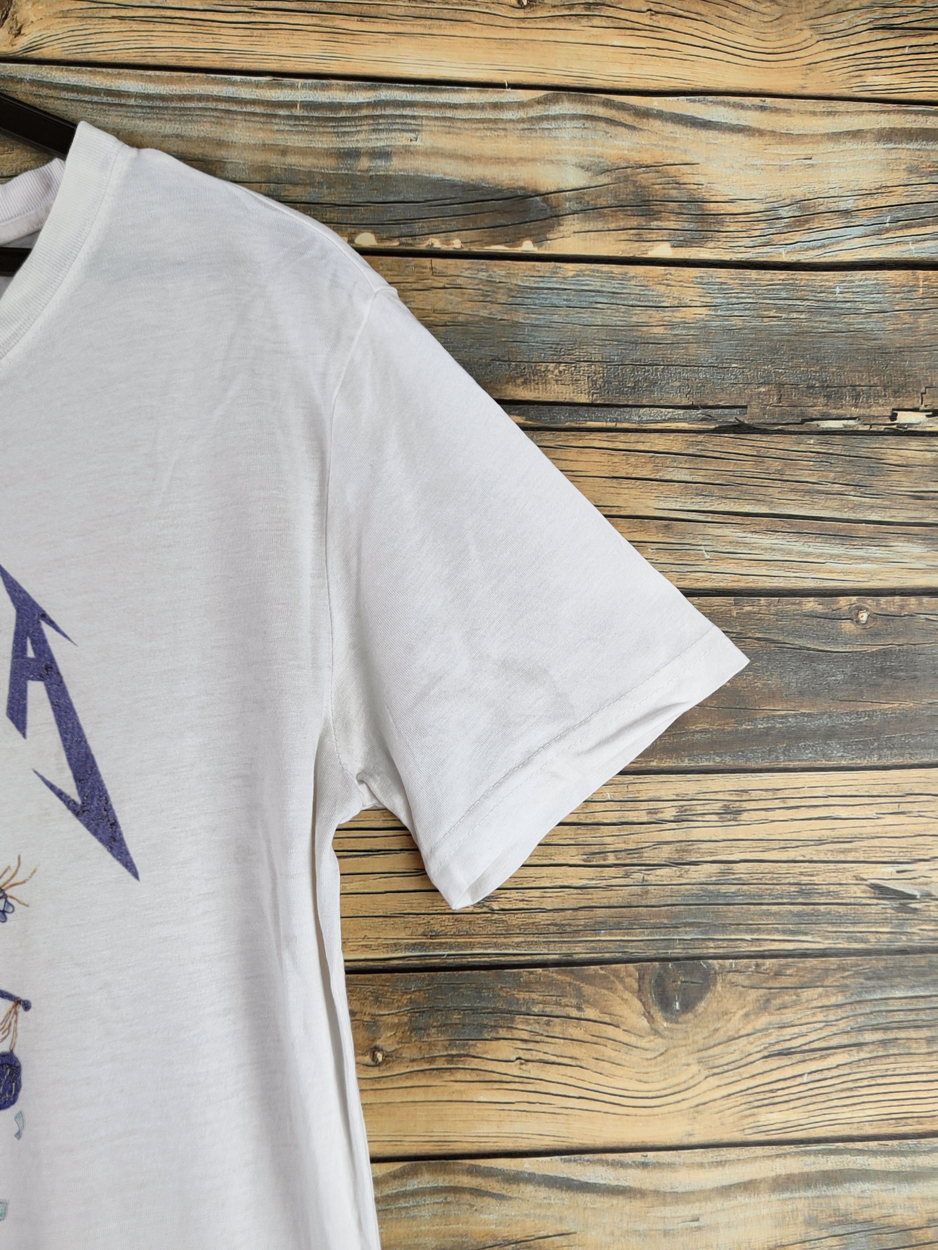 Metallica Metallica White Short Sleeve T-shirts #S2874 Size US L / EU 52-54 / 3 - 7 Thumbnail