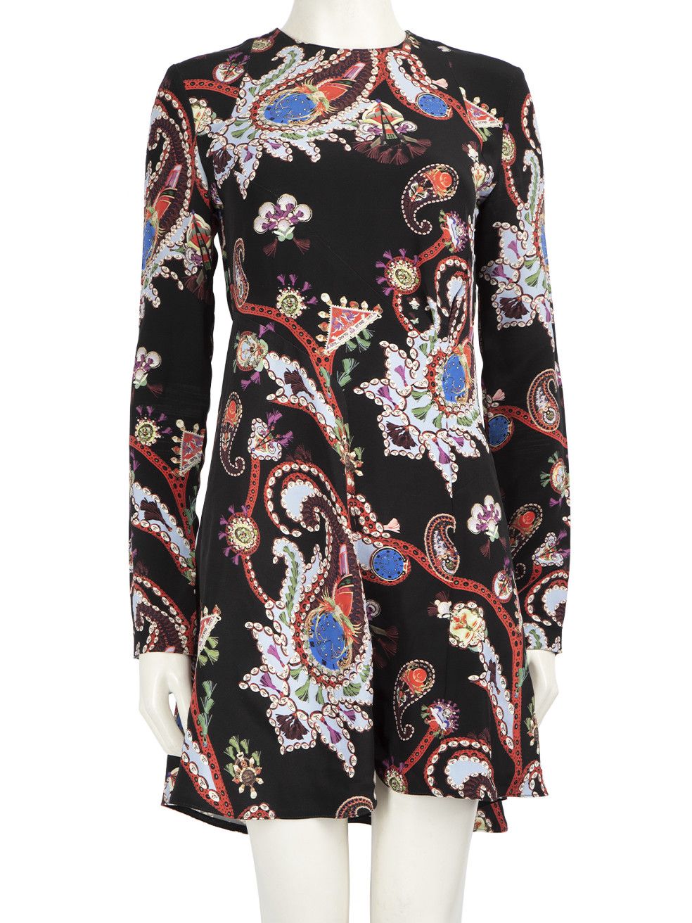 Mary Katrantzou Paisley Print Long Sleeve Dress Size S / US 4 / IT 40 - 1 Thumbnail