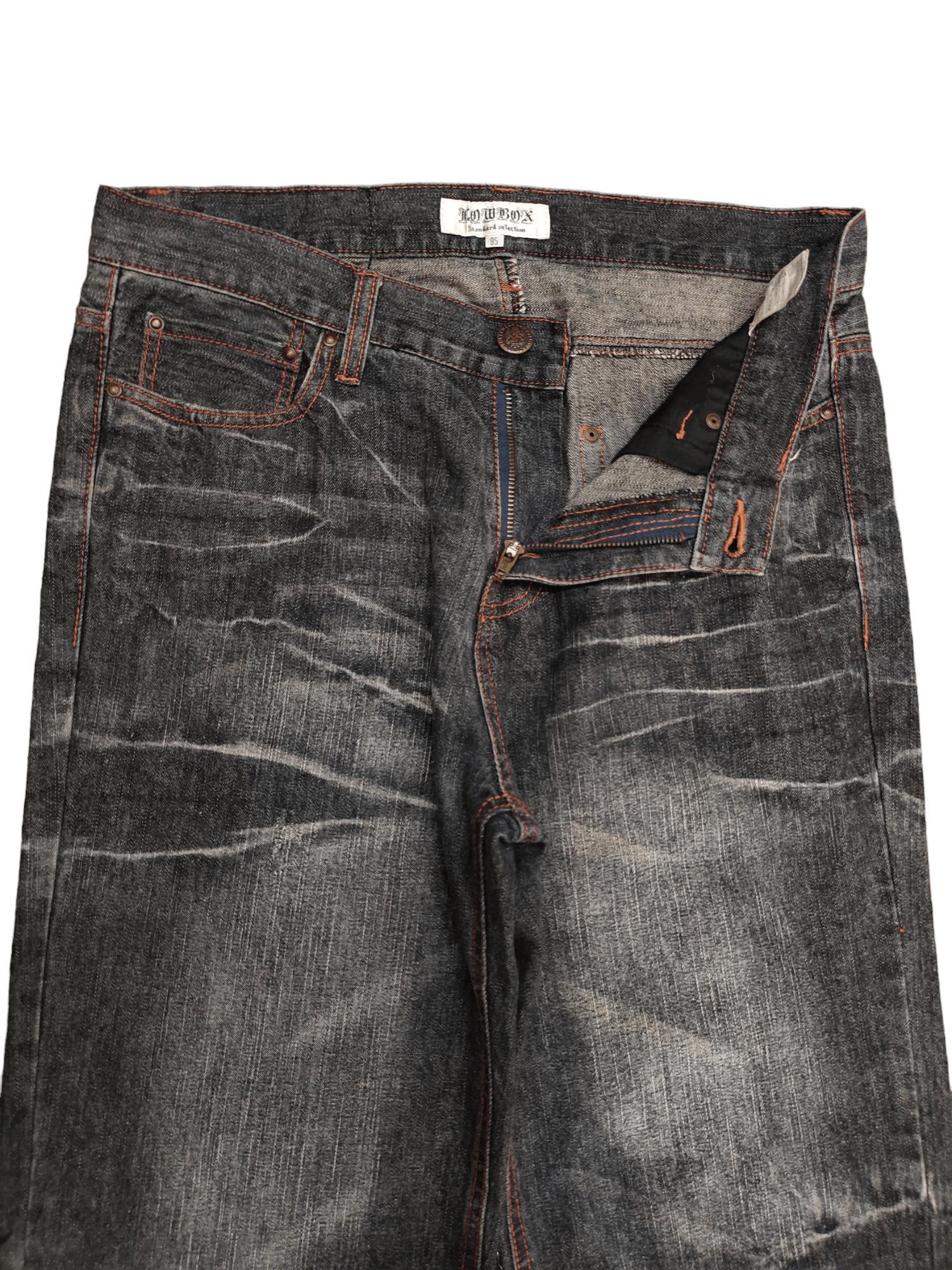 Number (N)ine × Undercover Lowbox Japan Clawmark Denim Jeans Regular Size US 32 / EU 48 - 9 Thumbnail