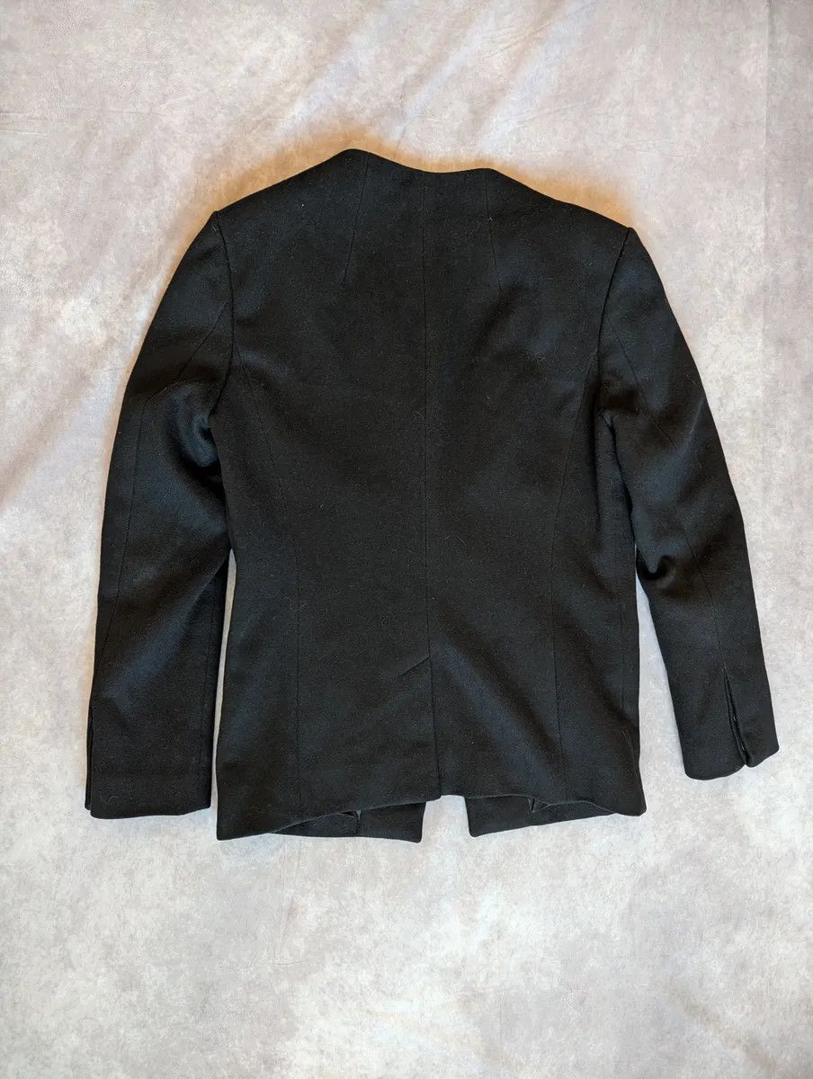 Inaisce Collarless Hidden Hook Blazer Size 40R - 2 Thumbnail