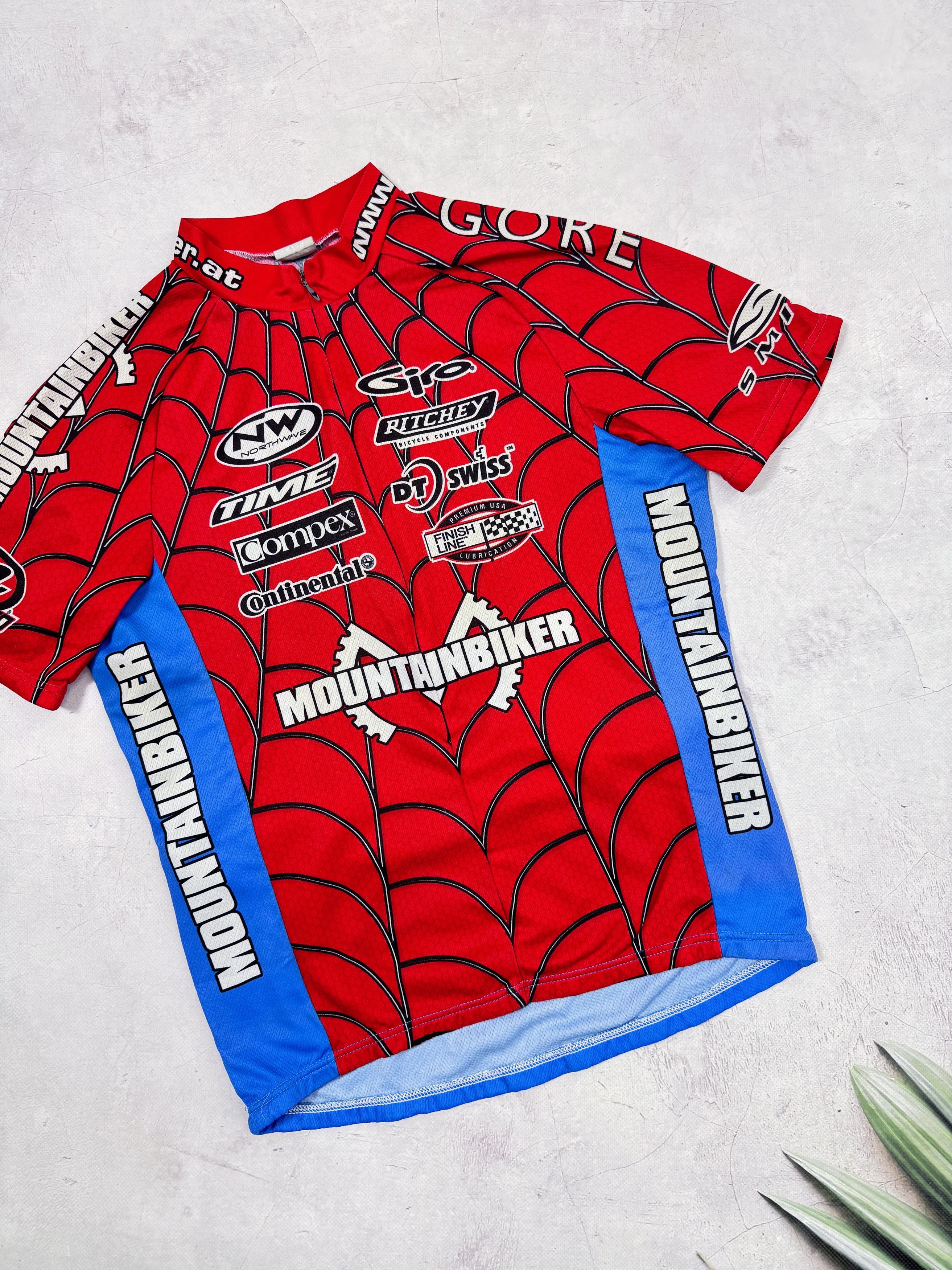 Vintage Mountainbiker Cycling Jersey Continental Giro DT Swiss Size US M / EU 48-50 / 2 - 4 Thumbnail