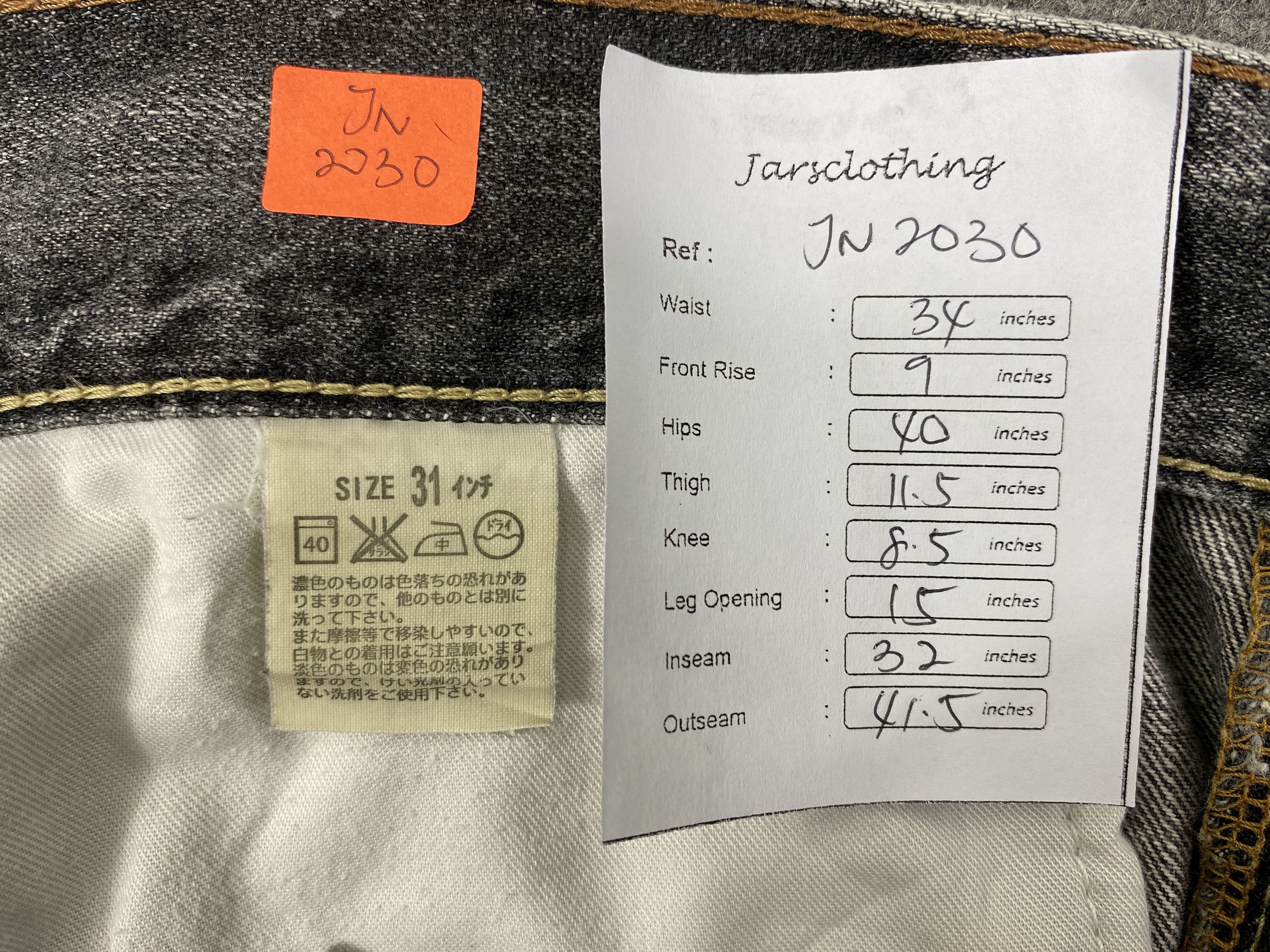 Levi's Distressed Grey Vintage Levi's 502 34x32 Denim -JN2030 Size US 34 / EU 50 - 5 Thumbnail