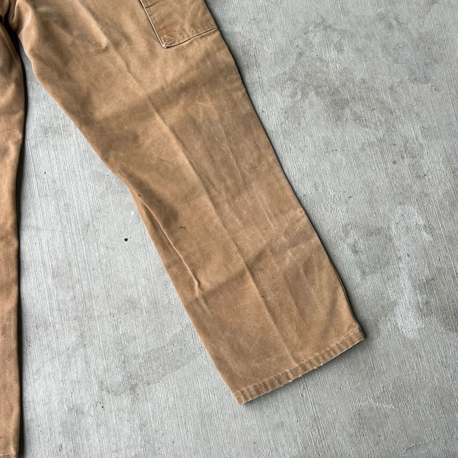 Carhartt × Vintage Carhartt brown double knee work wear carpenter pants Size US 32 / EU 48 - 11 Thumbnail