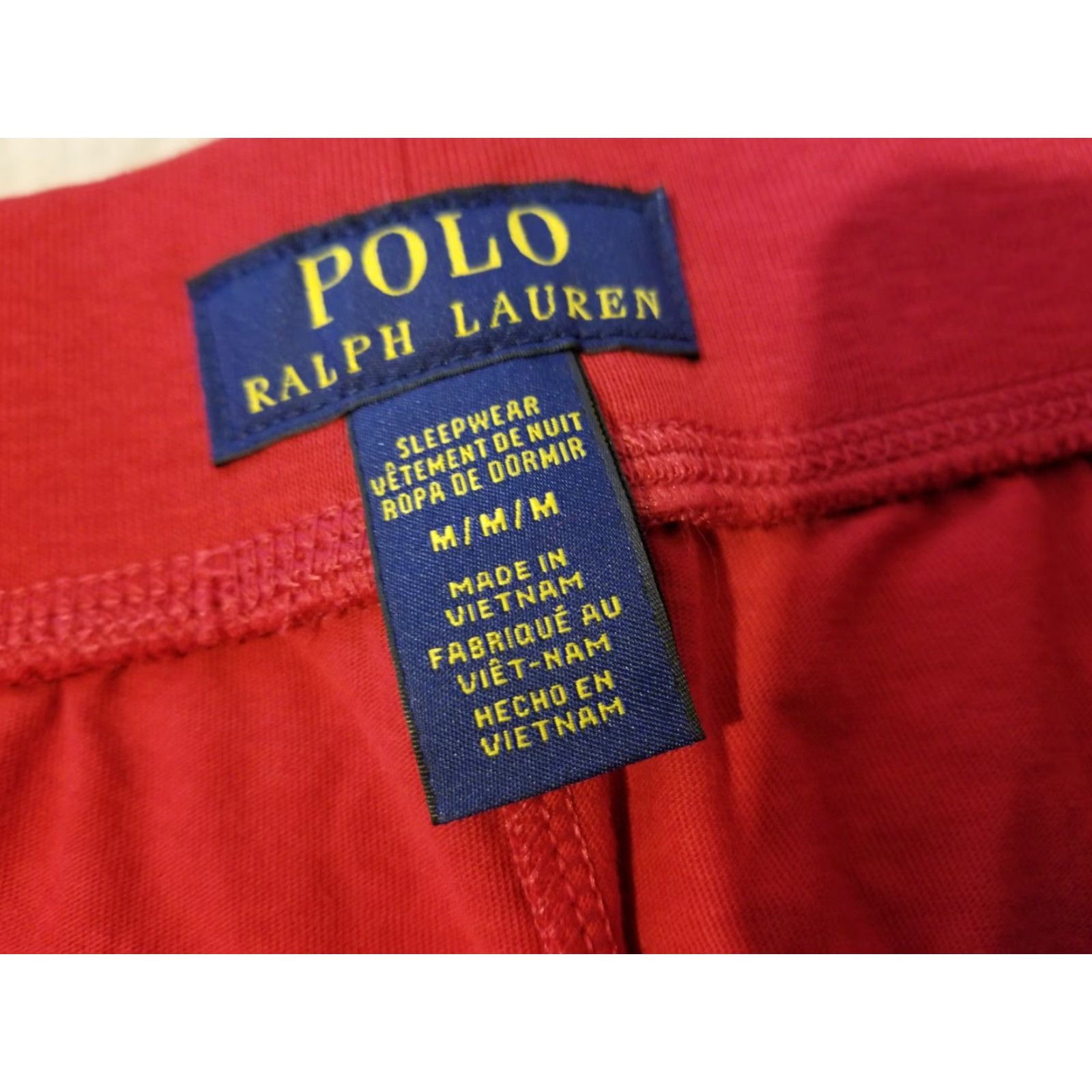 Polo Ralph Lauren Polo Ralph Lauren Mens Jogger Pants M Athletic Red Cotton Shirt? Size US M / EU 48-50 / 2 - 6 Thumbnail