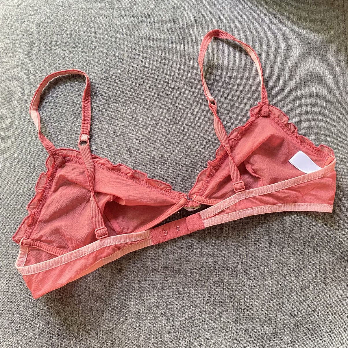 Miu Miu MIU MIU Red Satin Bra Size ONE SIZE - 5 Thumbnail