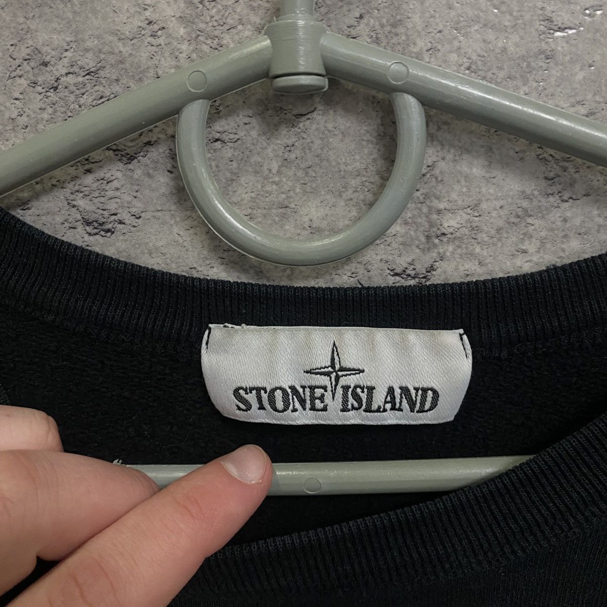 Stone Island Stone Island Sweatshirt Crew Neck Black Sweater Y2K Rare Size US S / EU 44-46 / 1 - 12 Thumbnail