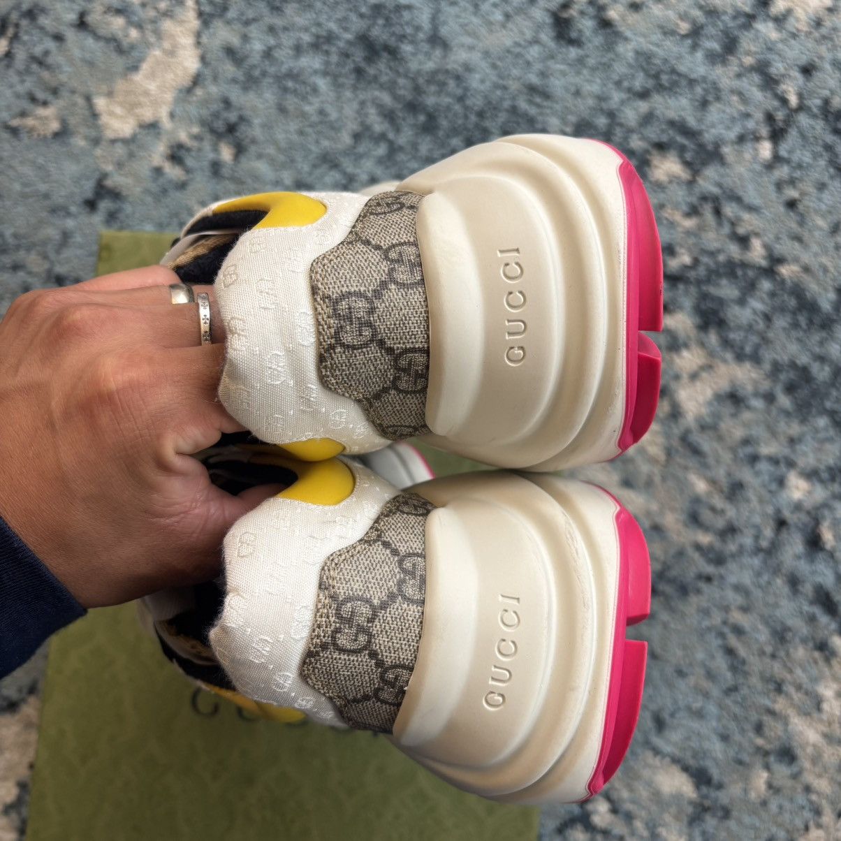 Gucci Gucci Rhyton Sneaker Size 7.5G (8-8.5US) Worn Lightly Og All Size US 8.5 / EU 41-42 - 6 Thumbnail