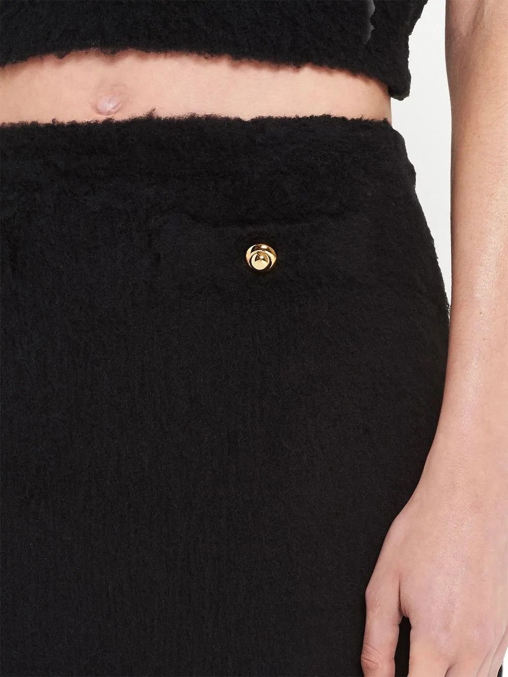 Versace o1y0226 Mini Skirt in Black Size 30" / US 8 / IT 44 - 4 Thumbnail