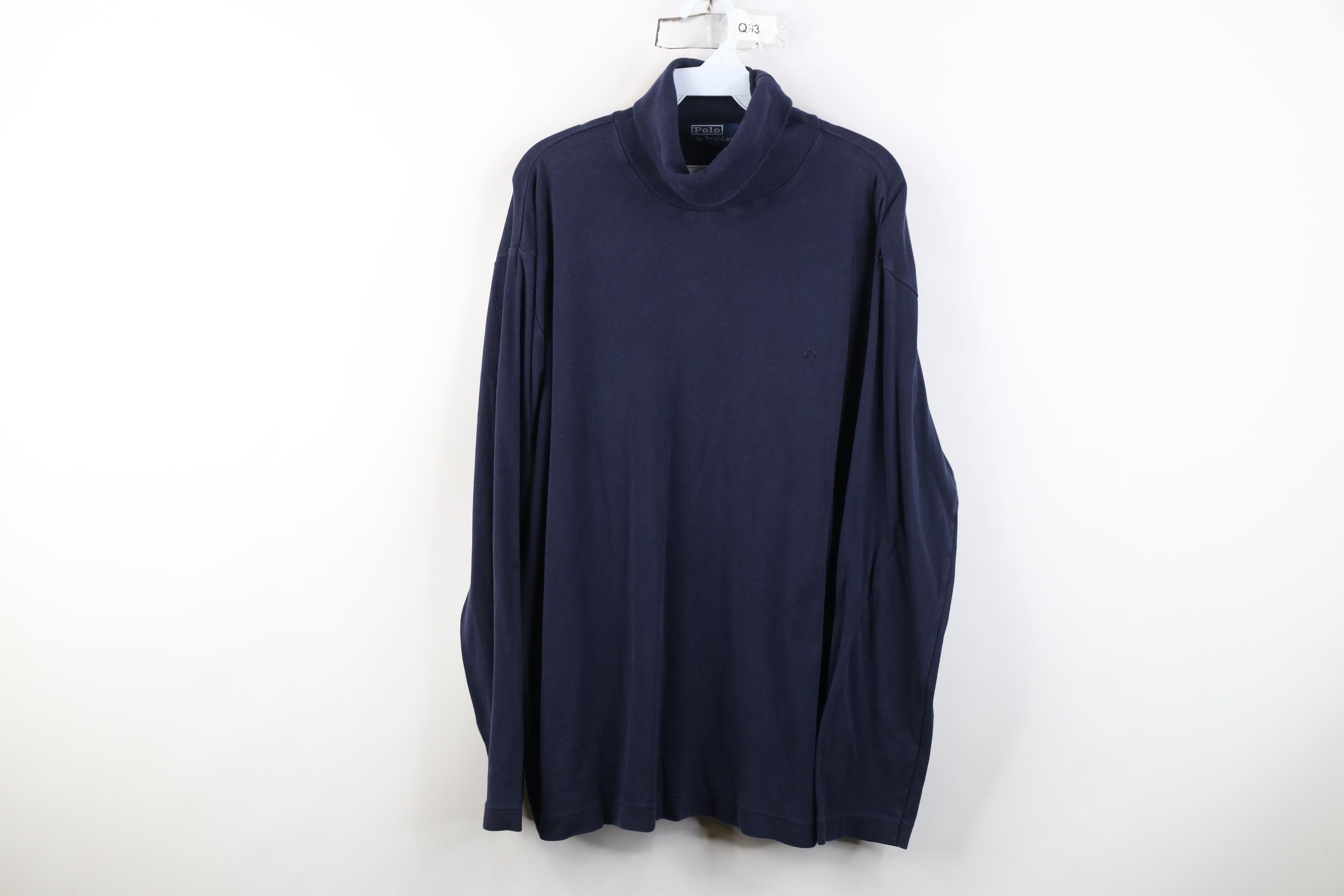 Polo Ralph Lauren Vintage 90s Ralph Lauren Cotton Knit Turtleneck T-Shirt Size US L / EU 52-54 / 3 - 1 Thumbnail
