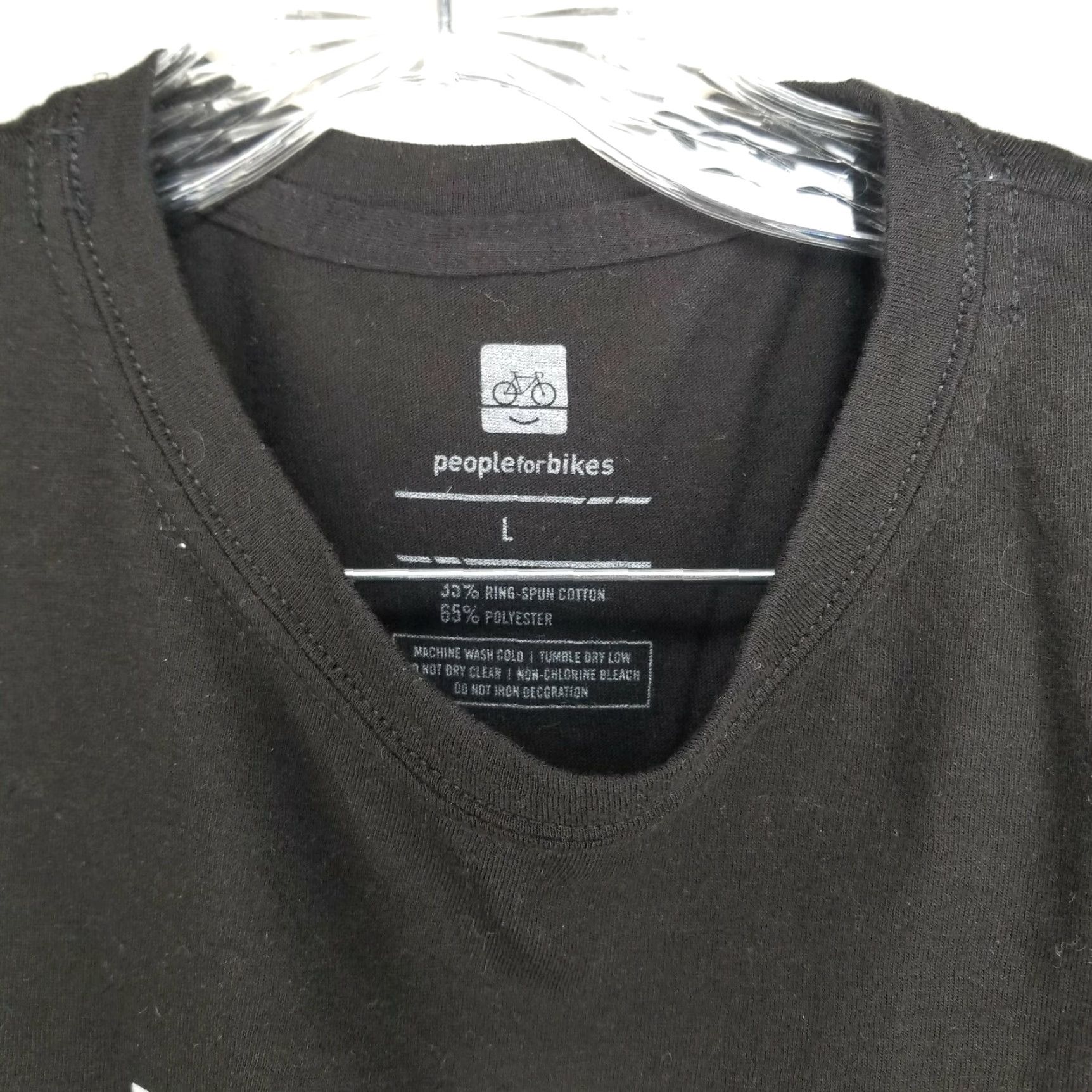 Vintage People For Bikes Shirt Women L Black Short Sleeve T-Shirt Womens Size L / US 10 / IT 46 - 4 Thumbnail