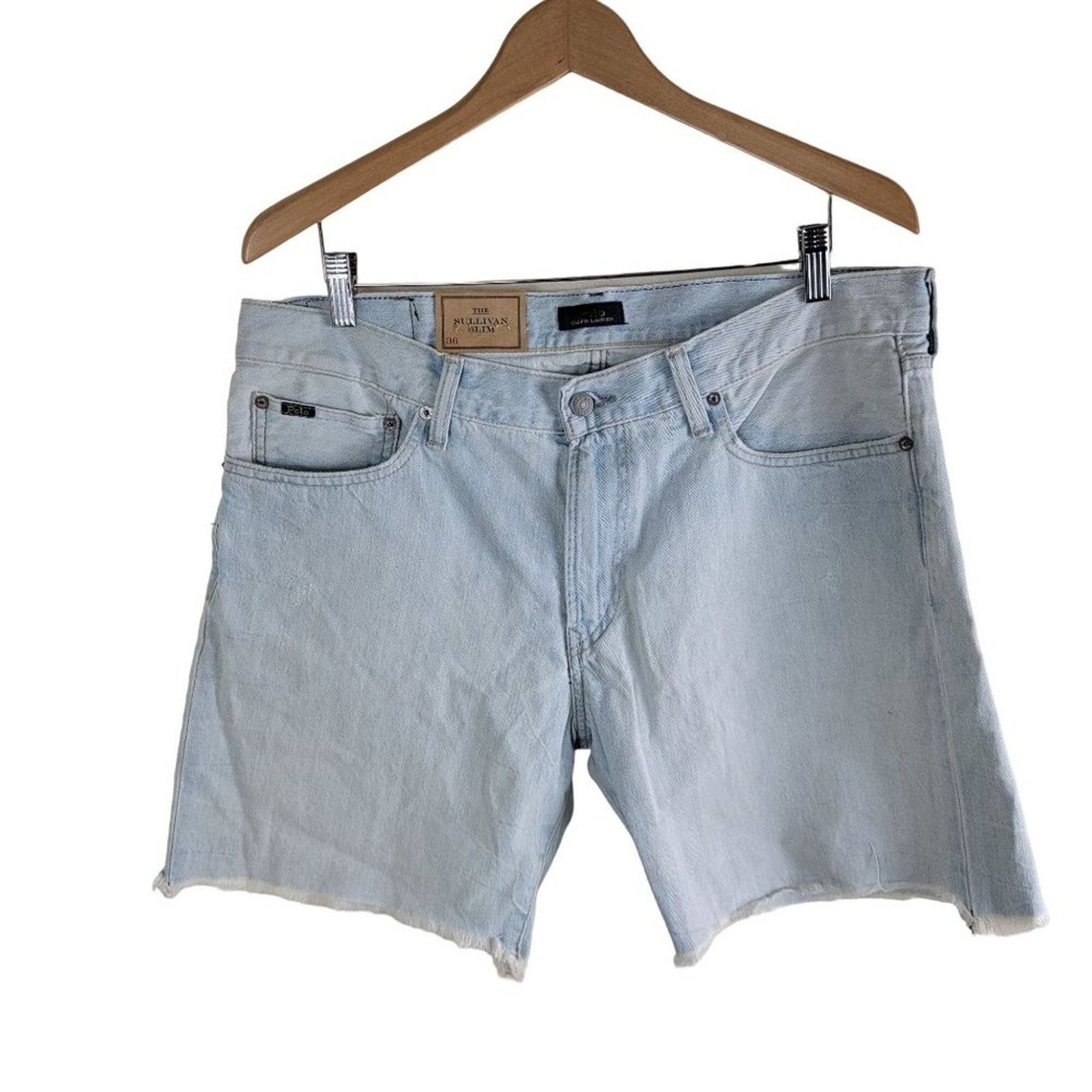 Polo Ralph Lauren Polo Ralph Lauren Sullivan Slim Cut-off Denim Shorts Size 27" / US 4 / IT 40 - 1 Thumbnail
