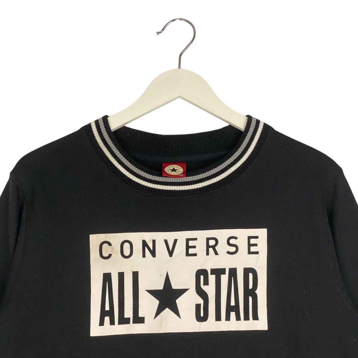 Converse × Vintage Vintage Converse Embroidered Crewneck Sweatshirt Black Size US S / EU 44-46 / 1 - 5 Thumbnail