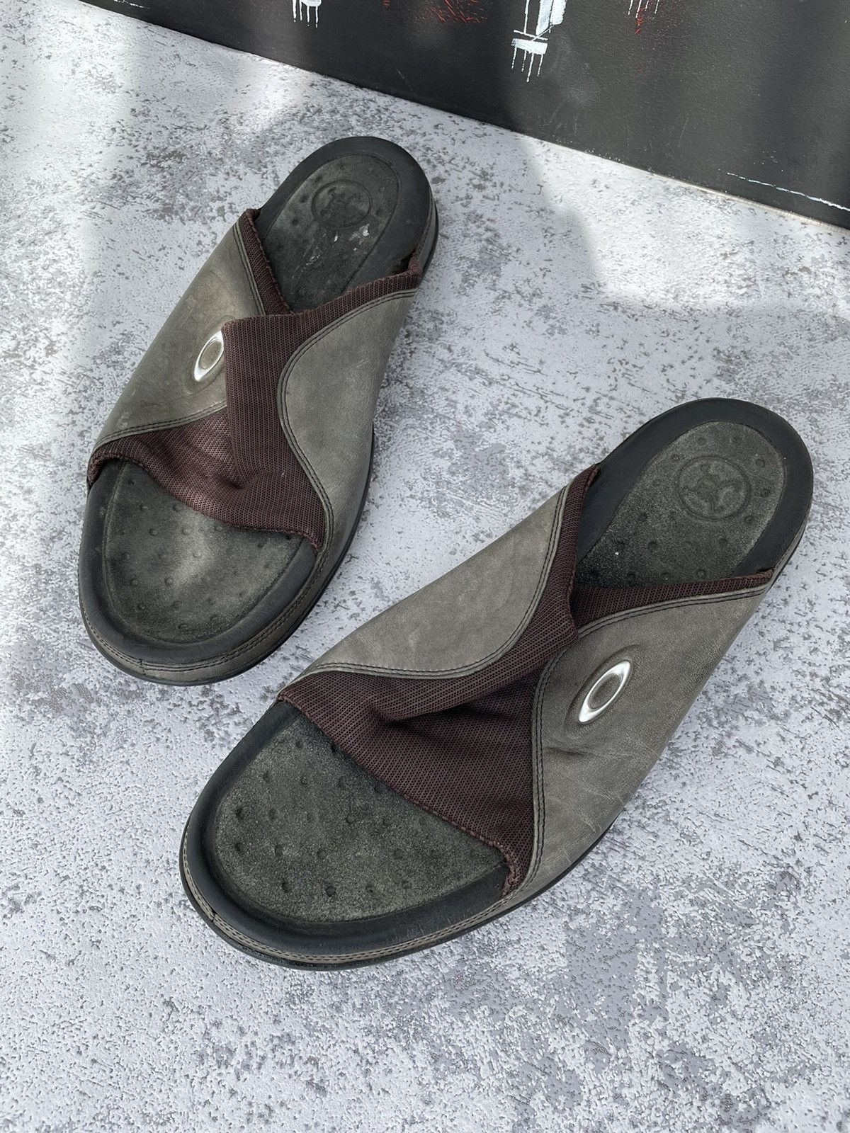 Oakley Vintage Oakley 90s Y2K Slippers Size US 13 / EU 46 - 1 Thumbnail