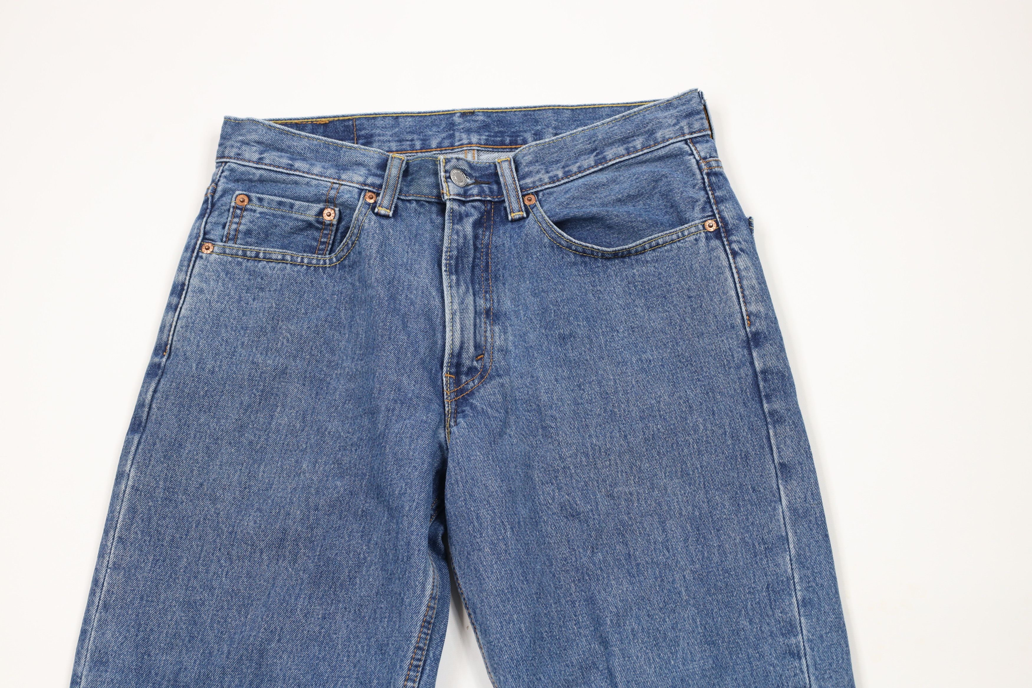 Levi's × Vintage Vintage Y2K Levis 550 Relaxed Baggy Fit Denim Jeans Blue Size US 31 - 2 Thumbnail