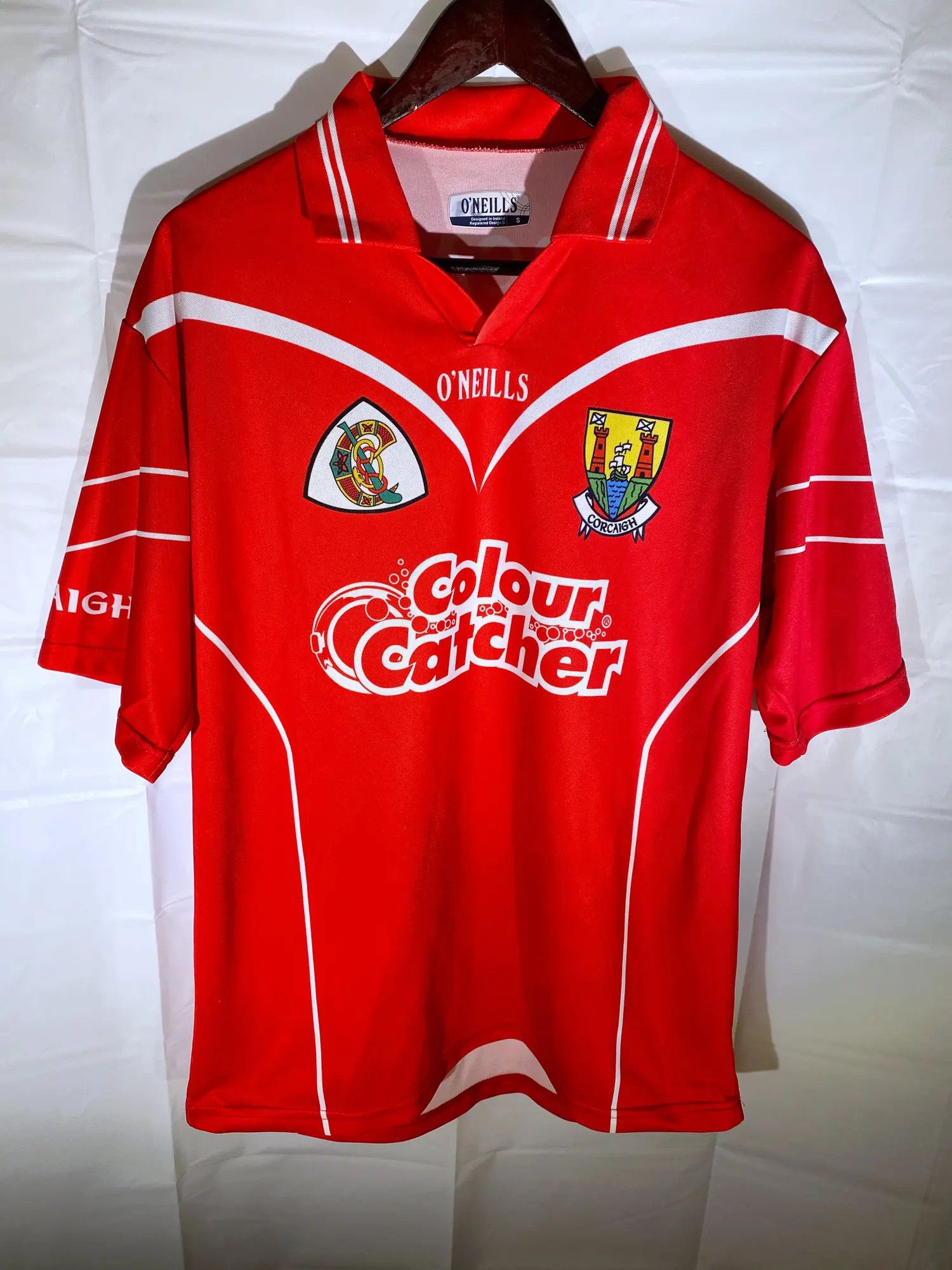 Cork Corcaigh GAA GAELIC Soccer Football Jersey O'NEILLS s S