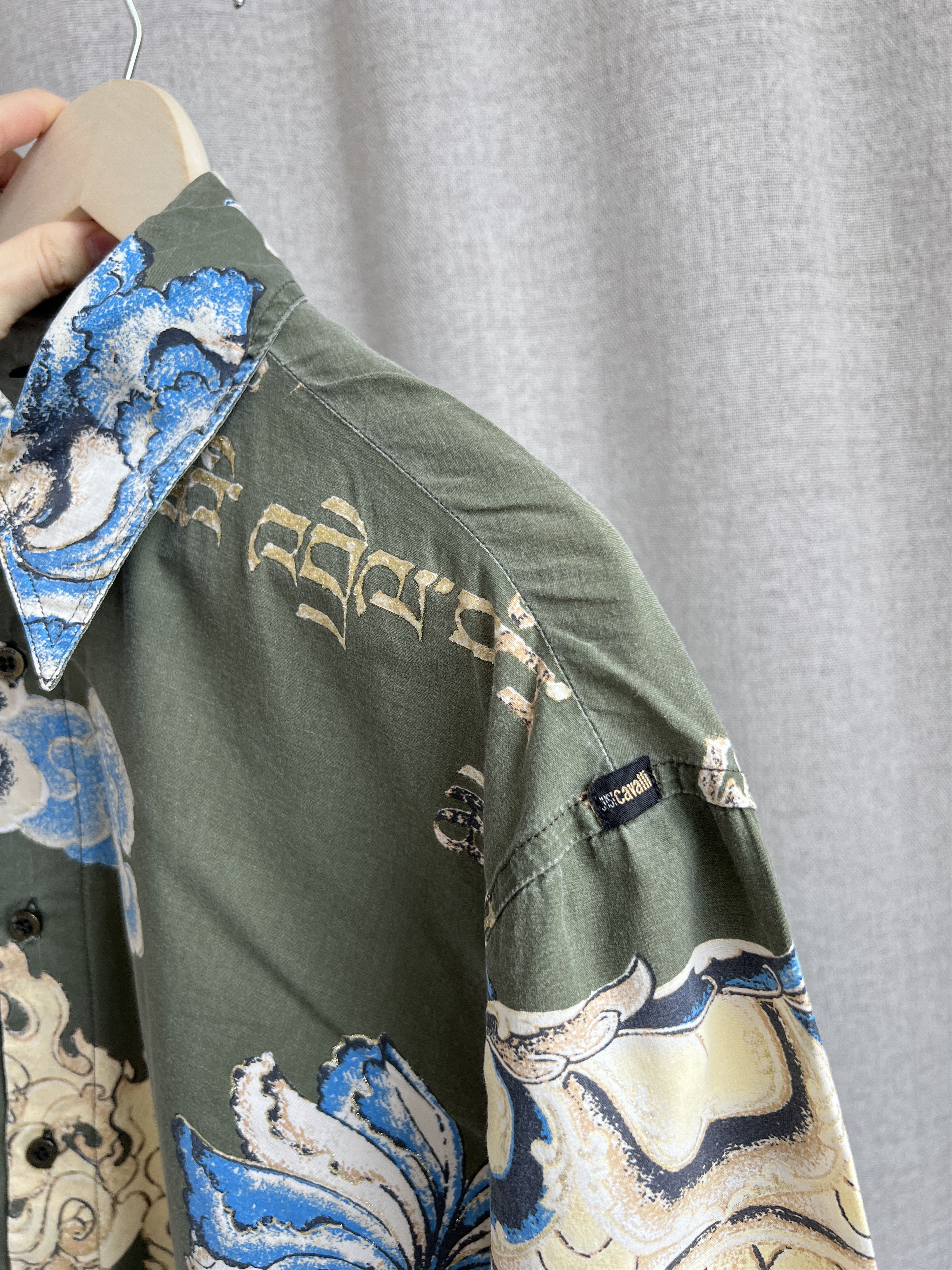 Just Cavalli Vintage Just Cavalli Allover Printed Button Up Shirt Tiger Size US L / EU 52-54 / 3 - 8 Thumbnail