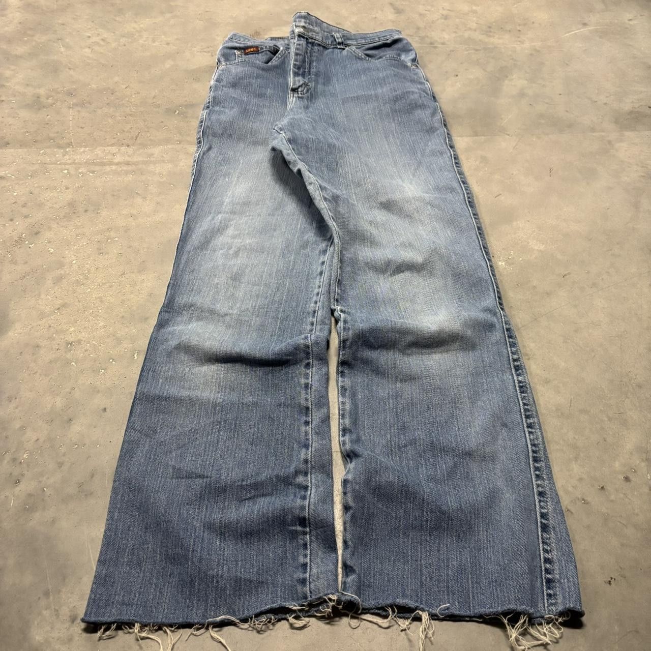 Japanese Brand × Vintage Crazy Vintage Y2K/2000s Medium Wash Essential Denim Jeans! Size US 30 / EU 46 - 3 Thumbnail
