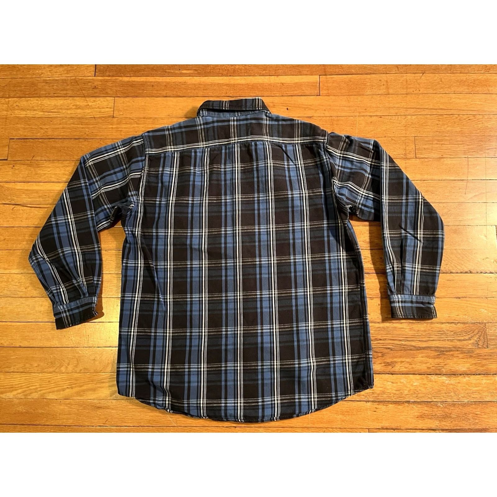 Vintage VINTAGE Polo Sport Sportsman Flannel Shirt Men’s M Blue Plaid Shirt Size US M / EU 48-50 / 2 - 7 Thumbnail