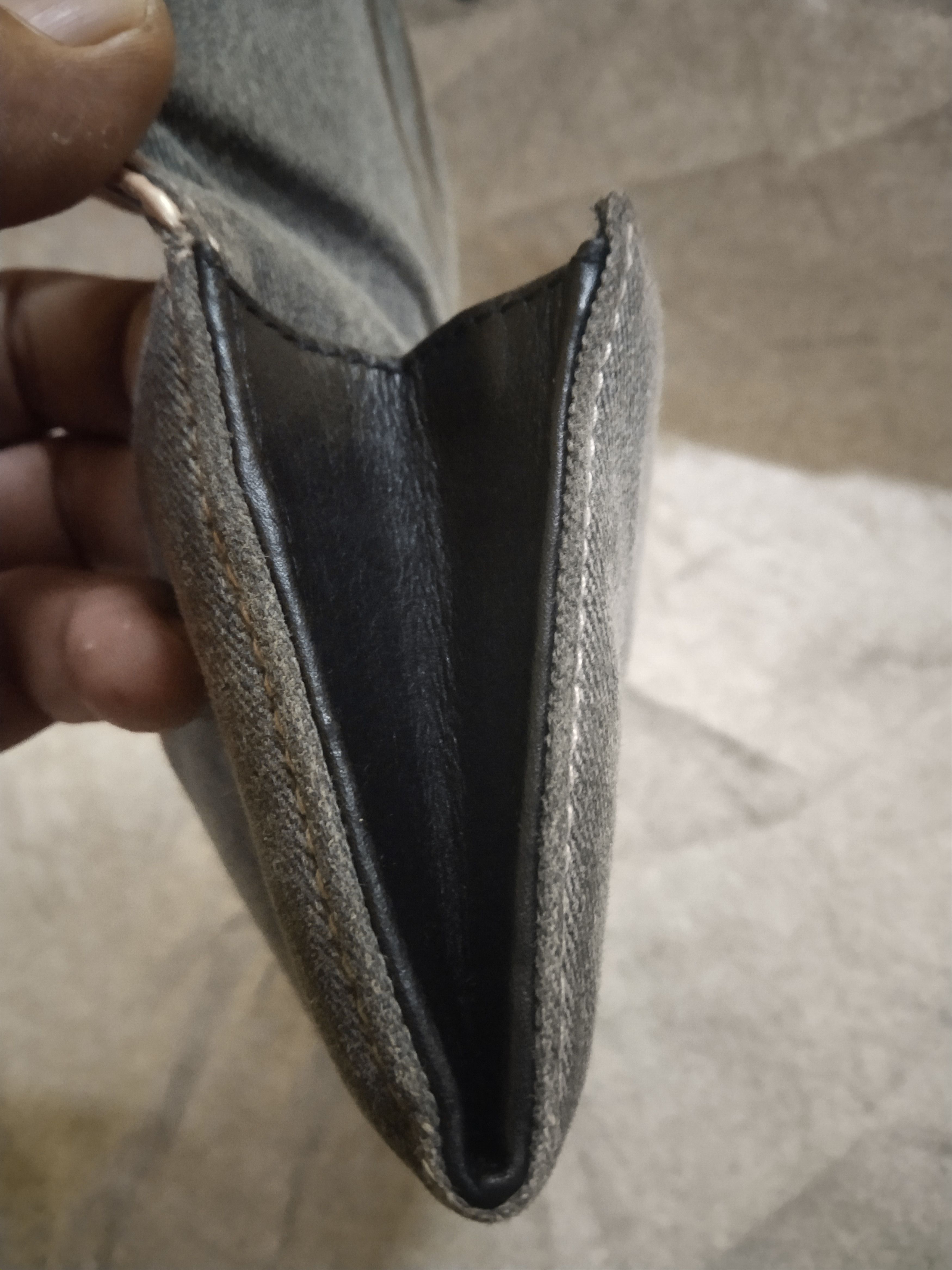 Christian Dior Monsieur Vintage Christian Dior Saddle Denim Long Wallet Size ONE SIZE - 14 Thumbnail