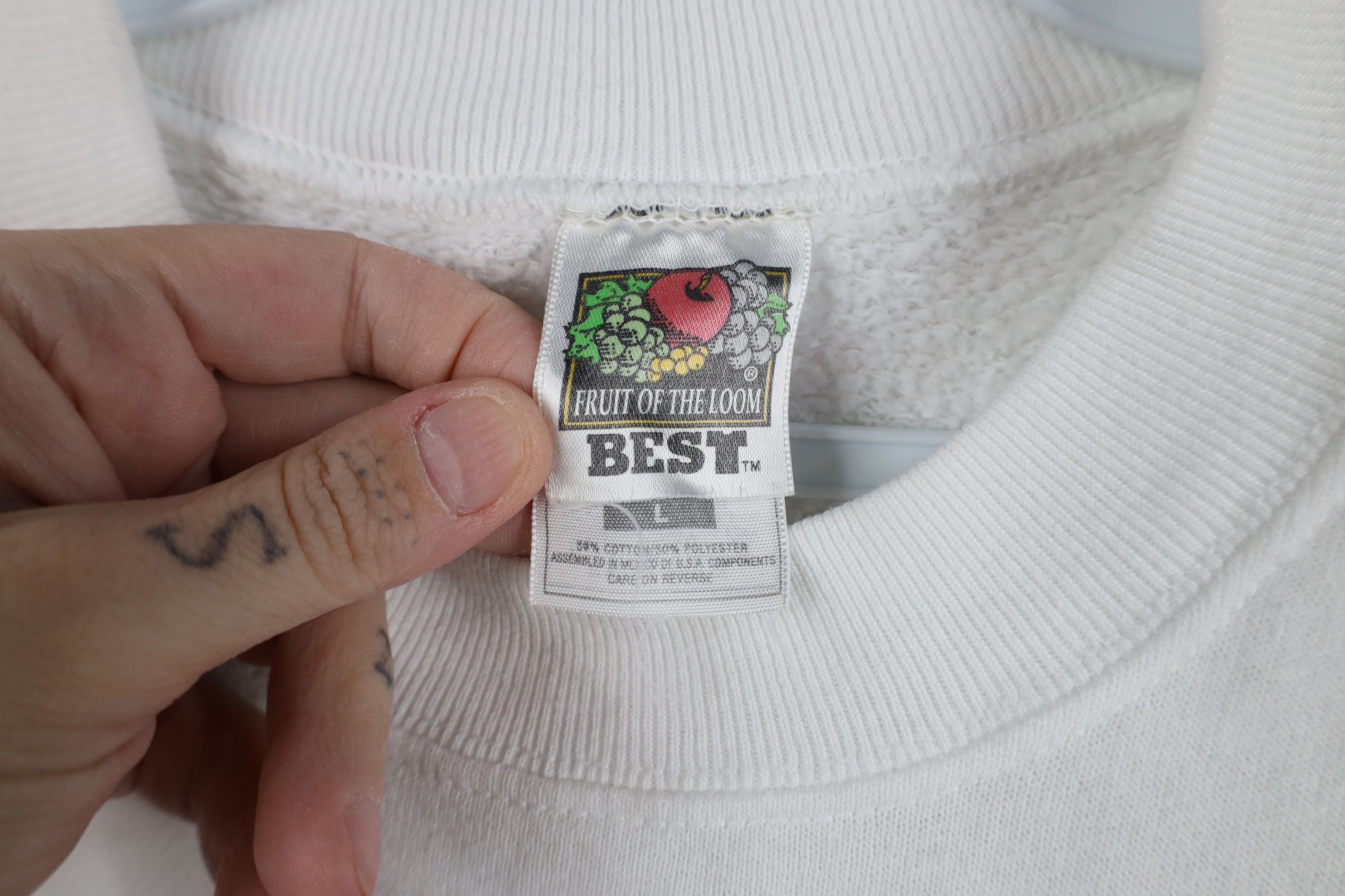 Vintage Vintage 90s Streetwear Waterfront St Petes Beach Sweatshirt Size L / US 10 / IT 46 - 5 Thumbnail
