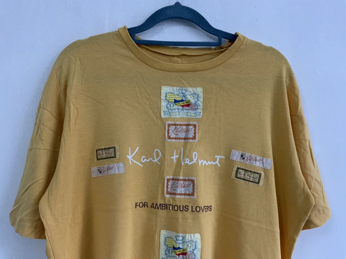 Karl Helmut Vintage Karl Helmut Tee Size US L / EU 52-54 / 3 - 3 Thumbnail