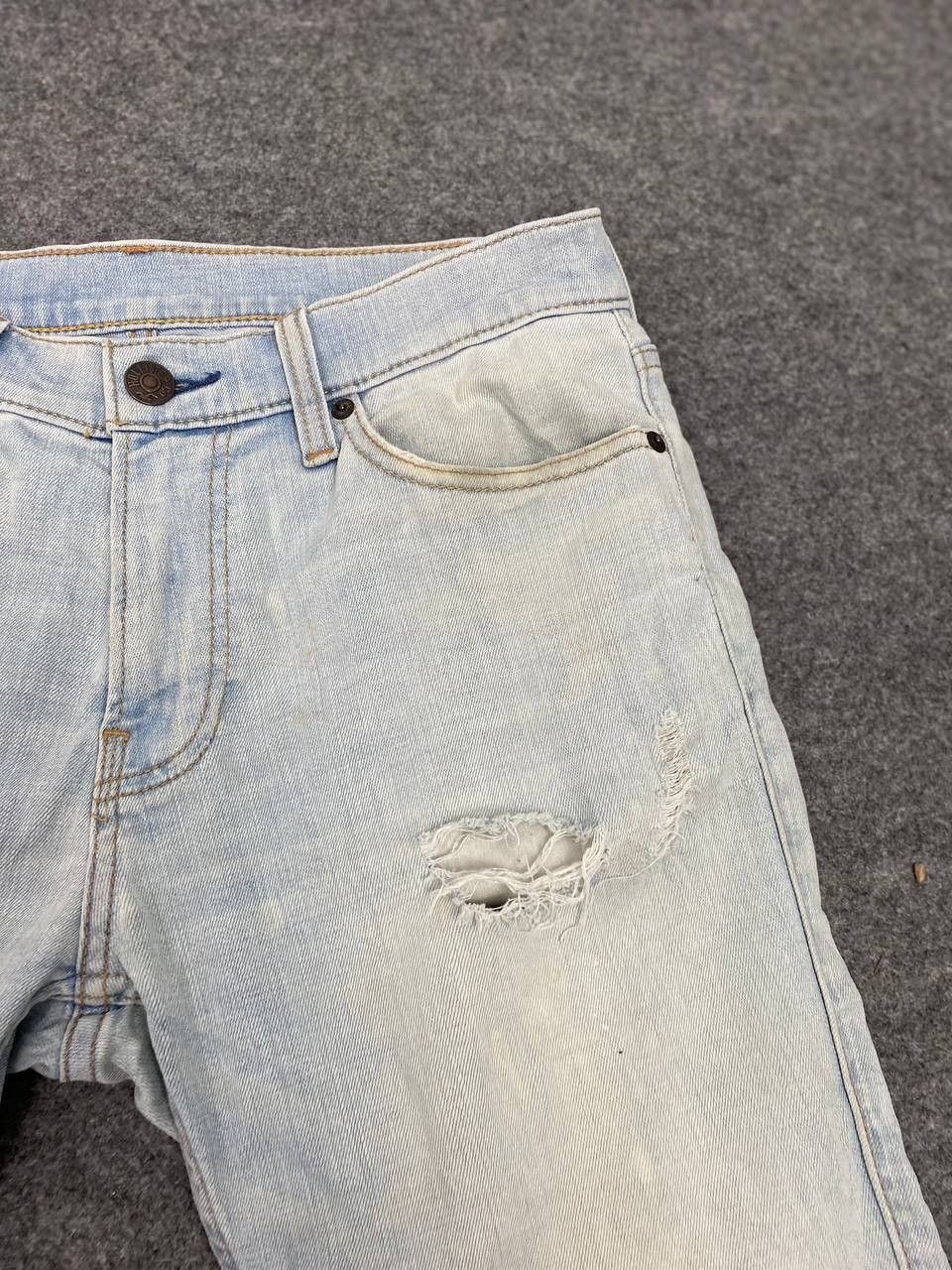 Hollister hollister skinny jeans distressed damage denim Size US 33 - 12 Thumbnail
