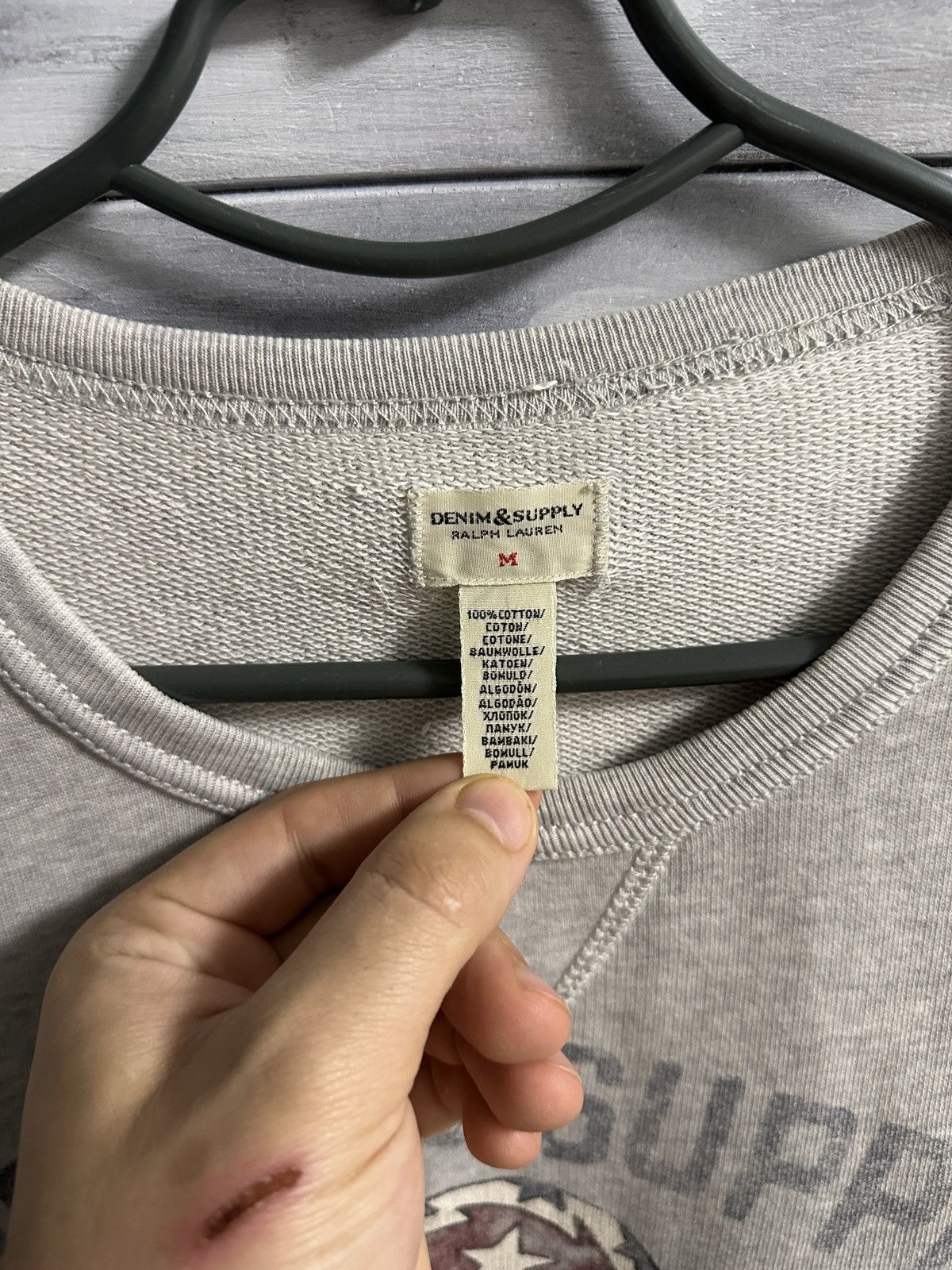 Denim & Supply Ralph Lauren Rare Sweatshirt Skull USA Helmet Ralph Lauren Denim&Supply Size US M / EU 48-50 / 2 - 7 Thumbnail