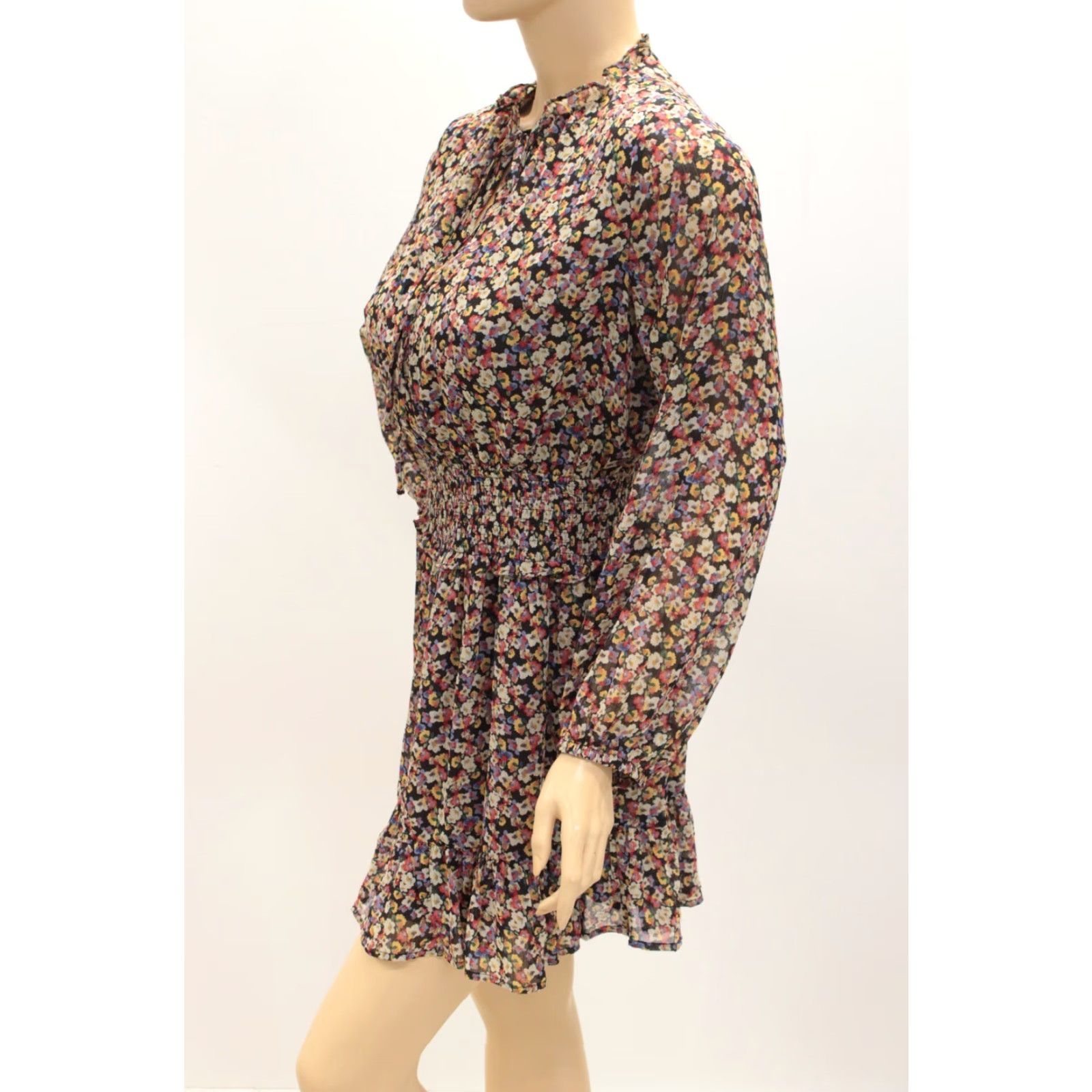 Vintage Dress Forum Women Los Angeles Floral Boho Mini Dress Small Forest Fairy Romantic Size S / US 4 / IT 40 - 2 Thumbnail