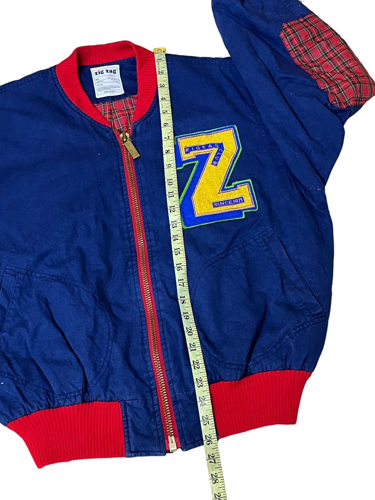 Japanese Brand RARE🔥ZIG ZAG MADE IN TOKYO BIG SPELL BOMBERS JACKET Size US L / EU 52-54 / 3 - 13 Thumbnail