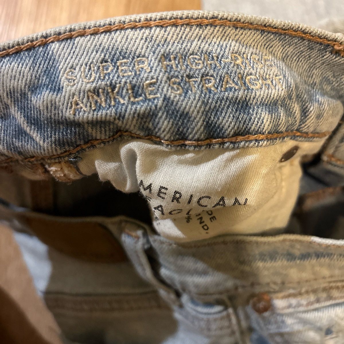 American Eagle Outfitters american eagle super high rise ankle straight Size 25" / US 0 / IT 36 - 7 Thumbnail