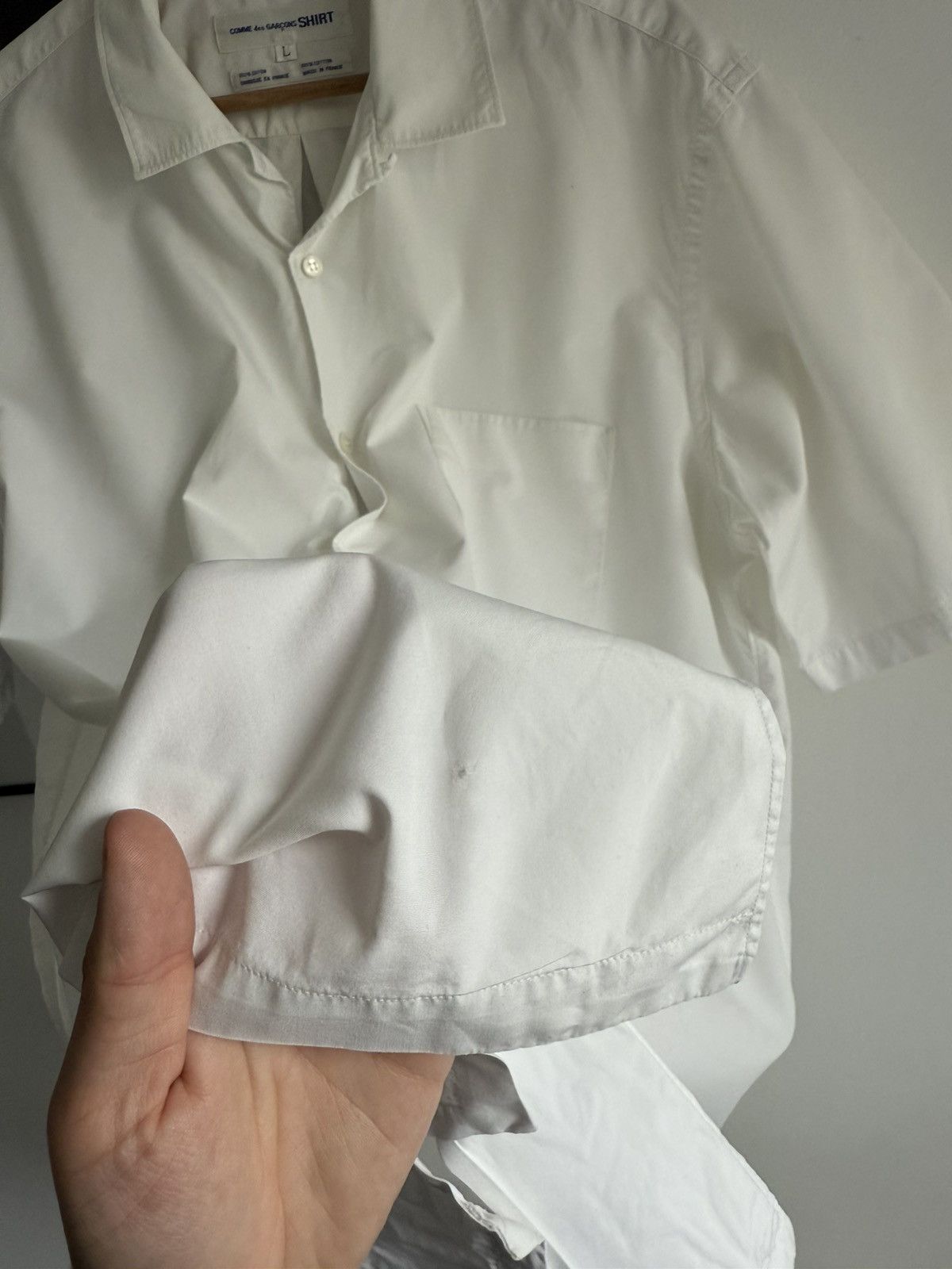 Comme des Garcons Comme Des Garçons SHIRT Short Sleeve Button Up Size US L / EU 52-54 / 3 - 6 Thumbnail