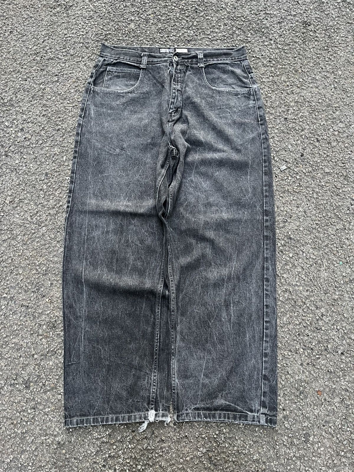 Southpole Baggy Jeans Vintage Y2K Southpole Faded Black Denim JNCO Size US 38 / EU 54 - 1 Thumbnail