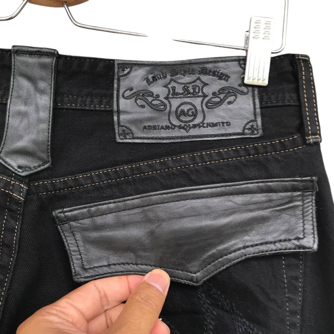 AG Adriano Goldschmied BOOTCUT AG Adriano Goldschmied "The Fillmore" Leather Pocket Size US 29 - 11 Thumbnail