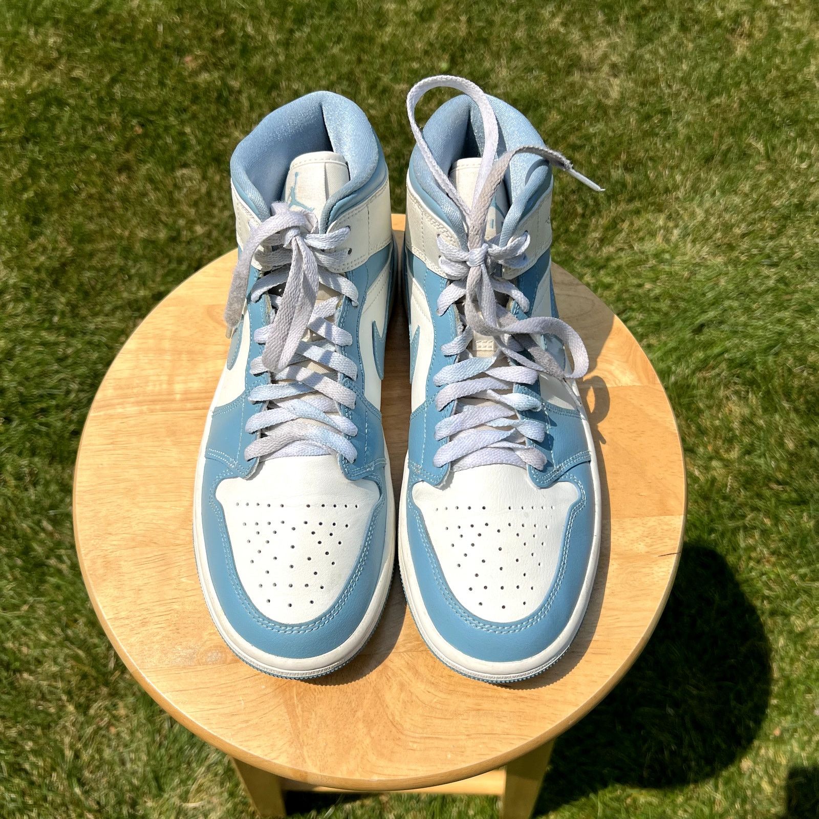 Jordan Brand × Nike Size 8.5 - Air Jordan 1 Mid University Blue Women's Shoes Size US 8.5 / IT 38.5 - 5 Thumbnail