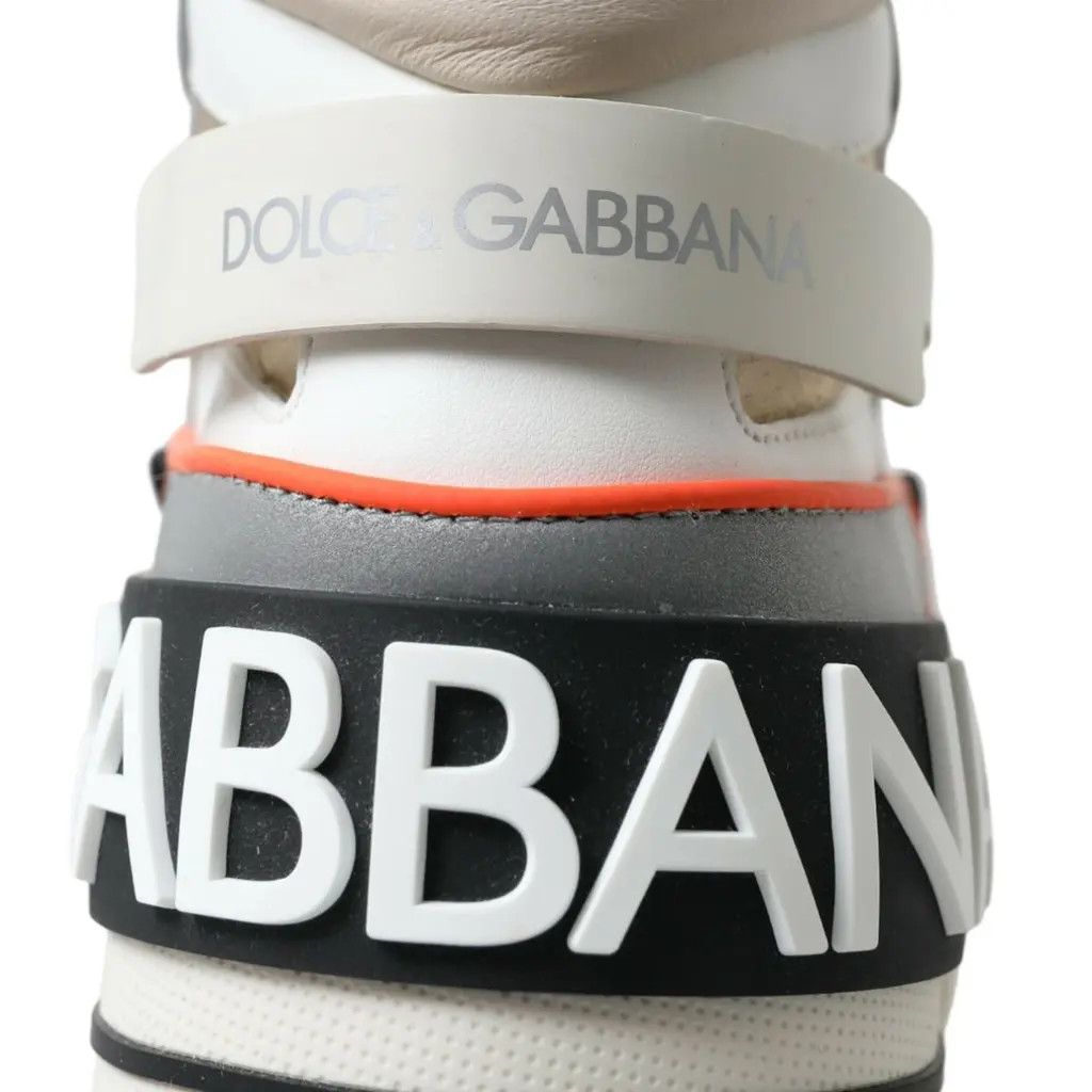 Dolce & Gabbana o1y0125 Logo Hi-Top Sneakers in Multicolor Size US 7 / EU 40 - 2 Thumbnail