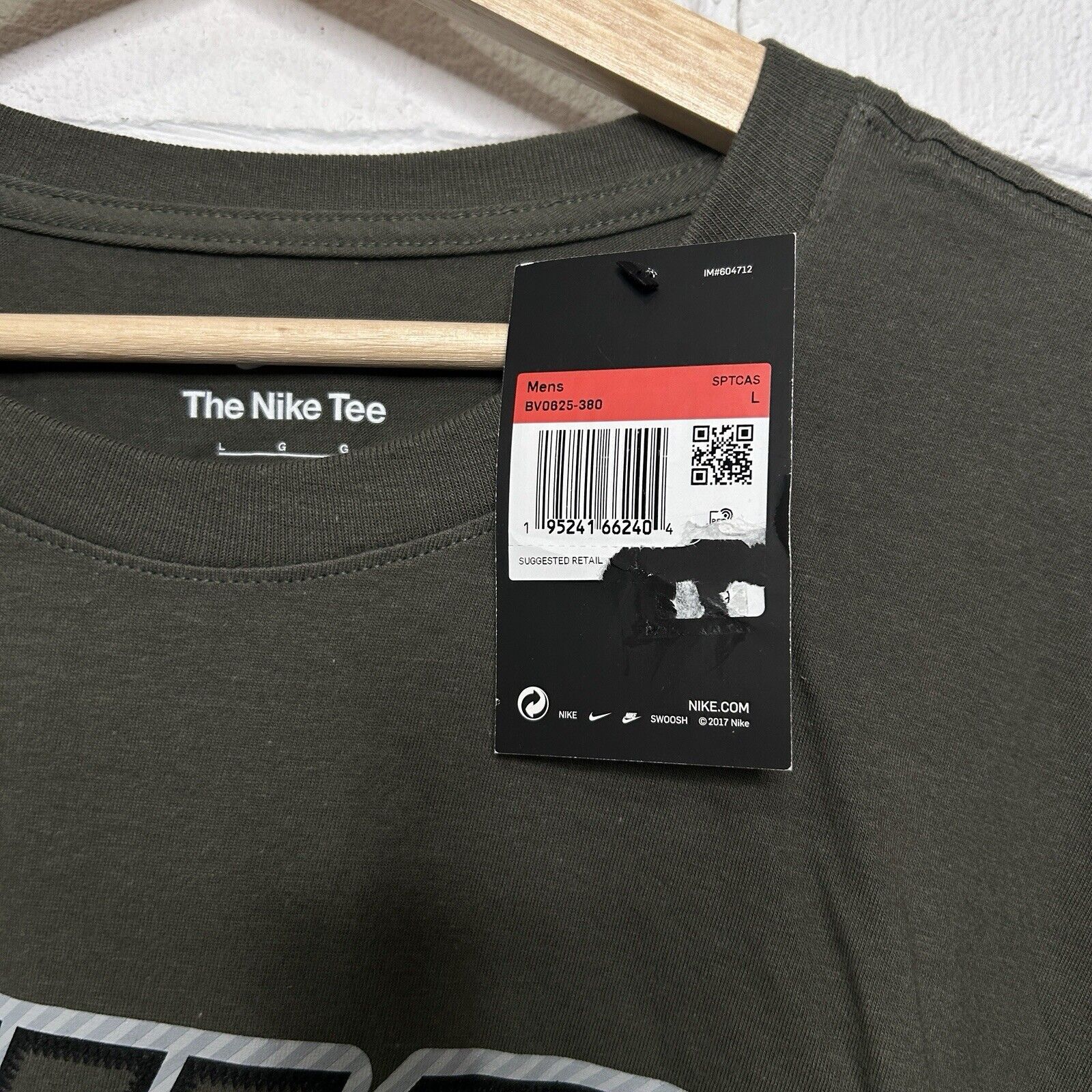 Nike Nike Dri-Fit Men's Graphic Logo T-Shirt “Olive Green” 2024 Size US L / EU 52-54 / 3 - 3 Thumbnail