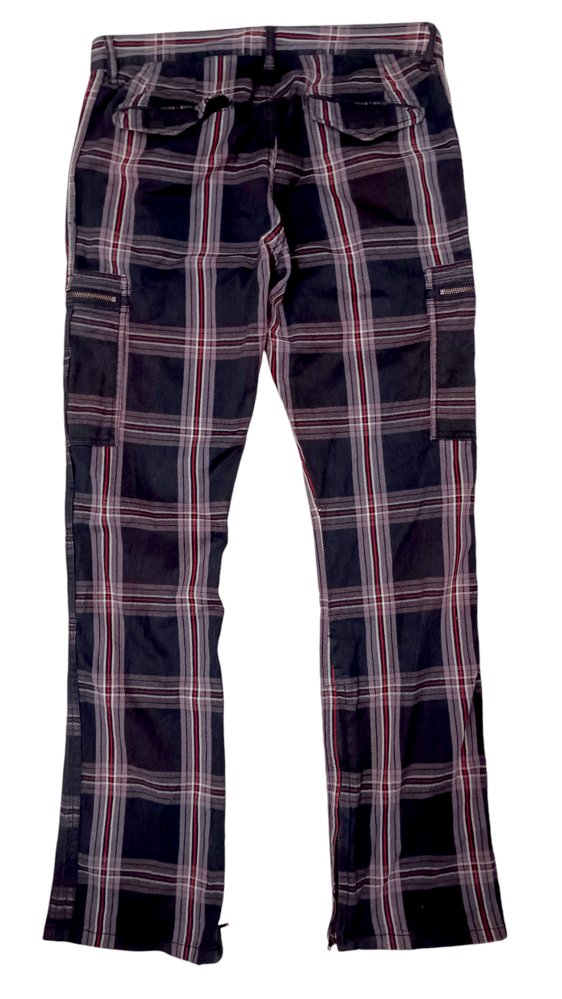 If Six Was Nine Japanese Brand Double Edge Plaid Bondage Pants Size US 33 - 6 Thumbnail