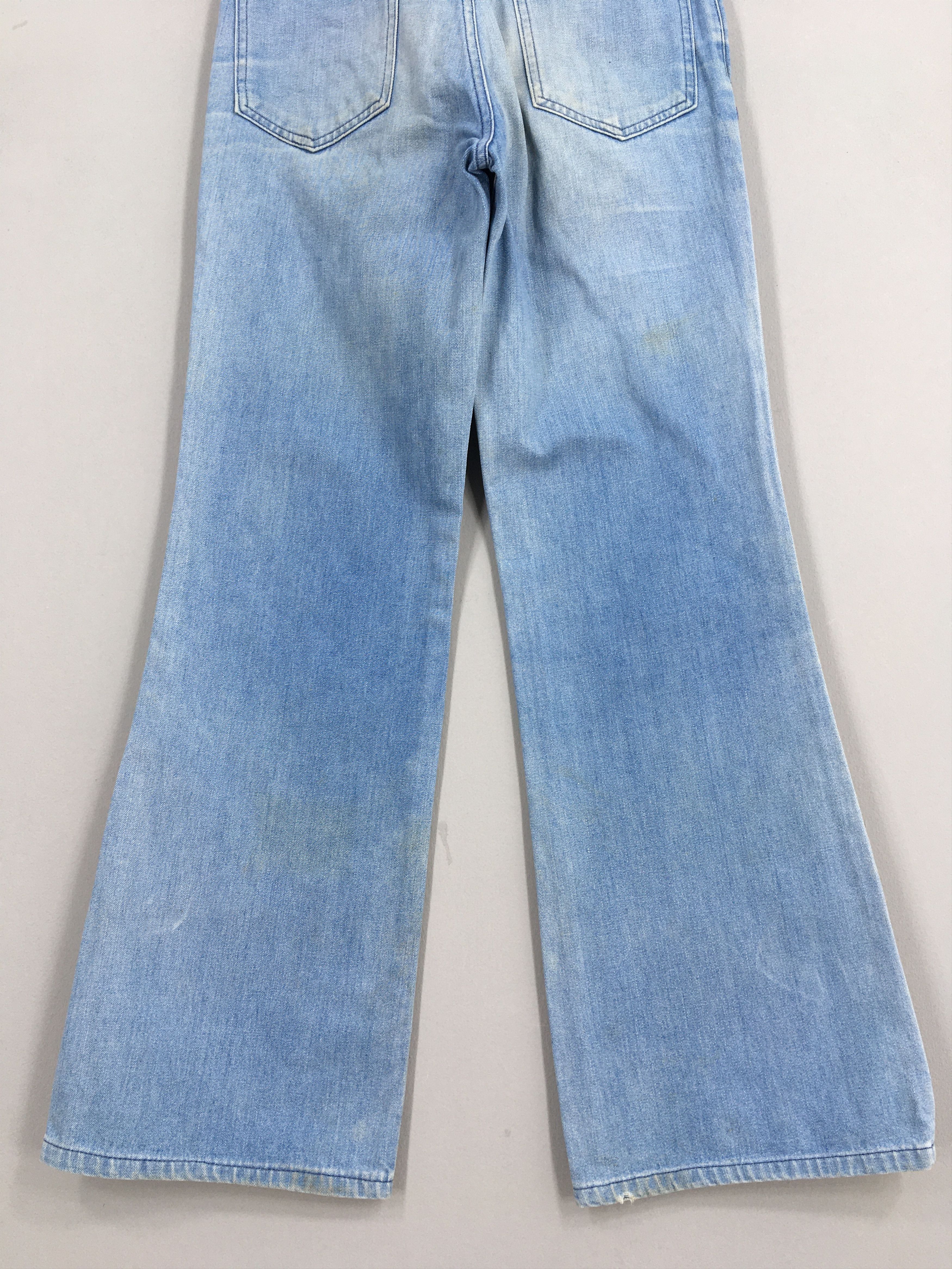 Levi's Size 27x28 Vintage 80s Bobson Bootcut Blue Flared Jeans S732 Size 27" / US 4 / IT 40 - 10 Thumbnail