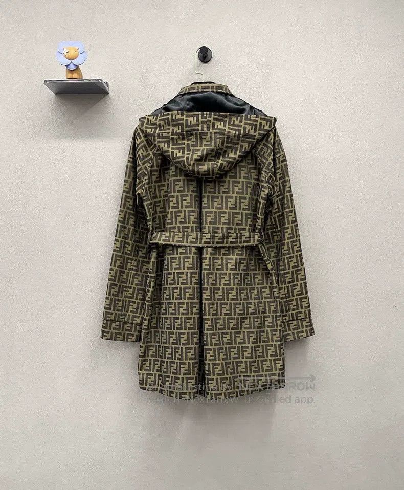 Fendi Fendi Monogrammed Jacquard Multi-pocket Jacket Size S / US 4 / IT 40 - 2 Thumbnail