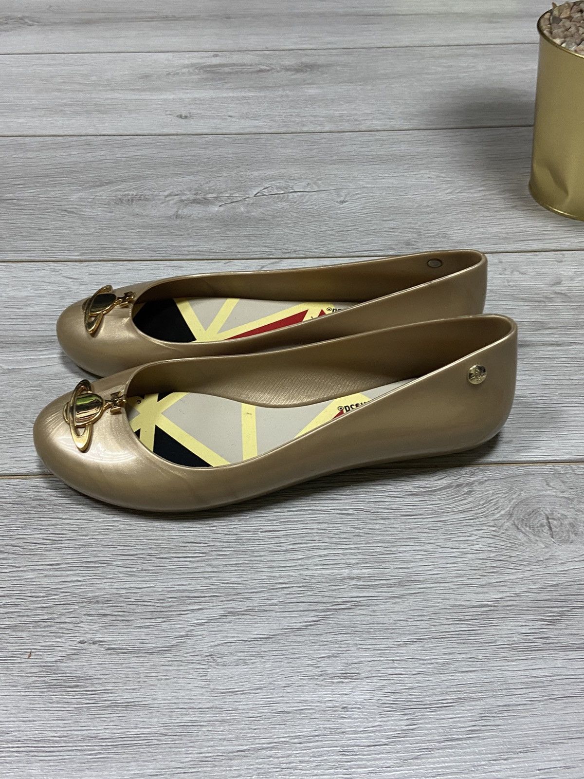 Melissa × Vivienne Westwood Vivienne Westwood x Melissa ballet flats big gold Orb Size US 7 / IT 37 - 6 Thumbnail