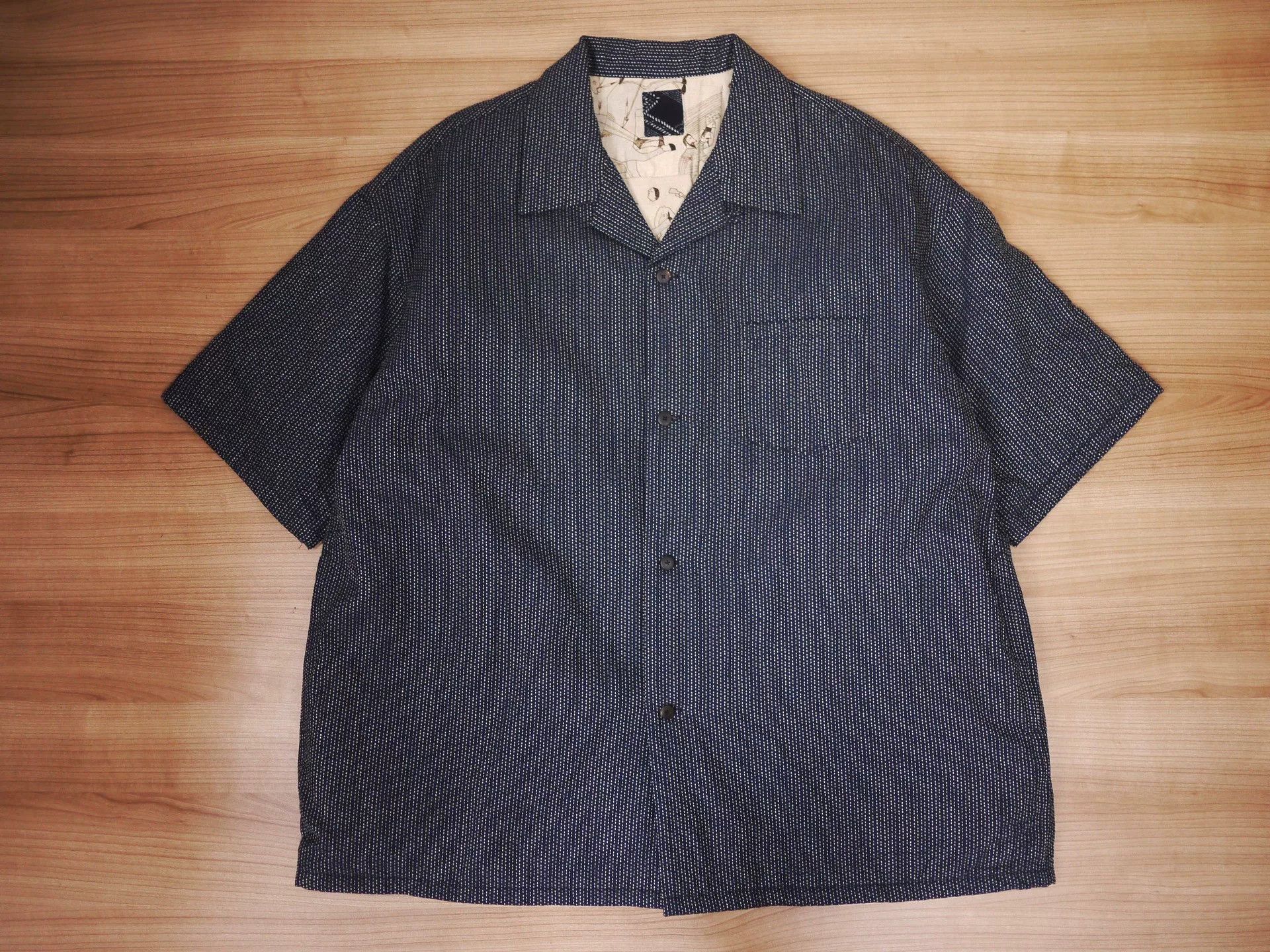 Visvim VISVIM ICT Wallis Down Shirt Navy Size US XL / EU 56 / 4 - 1 Thumbnail